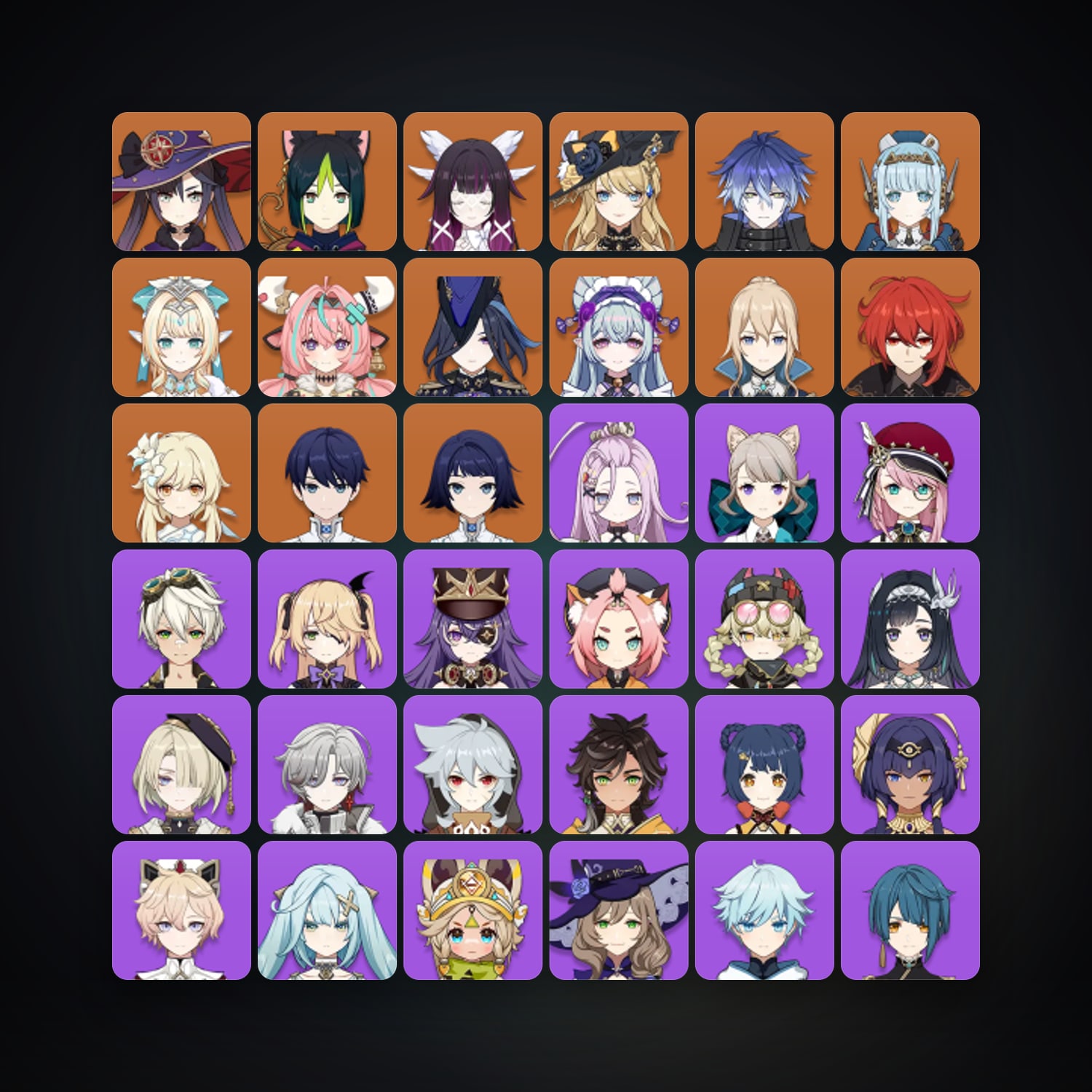 Genshin Impact | AR 56 | 54 Chars | 12× 5★ — Genshin / miHoYo Account — HabibiAccounts
