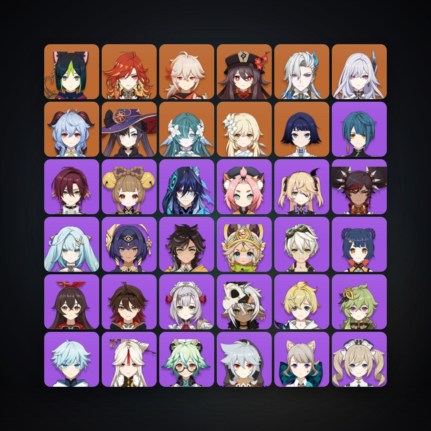 Genshin Impact account — AR 55 | 47 Chars | 9× 5★ — HabibiAccounts