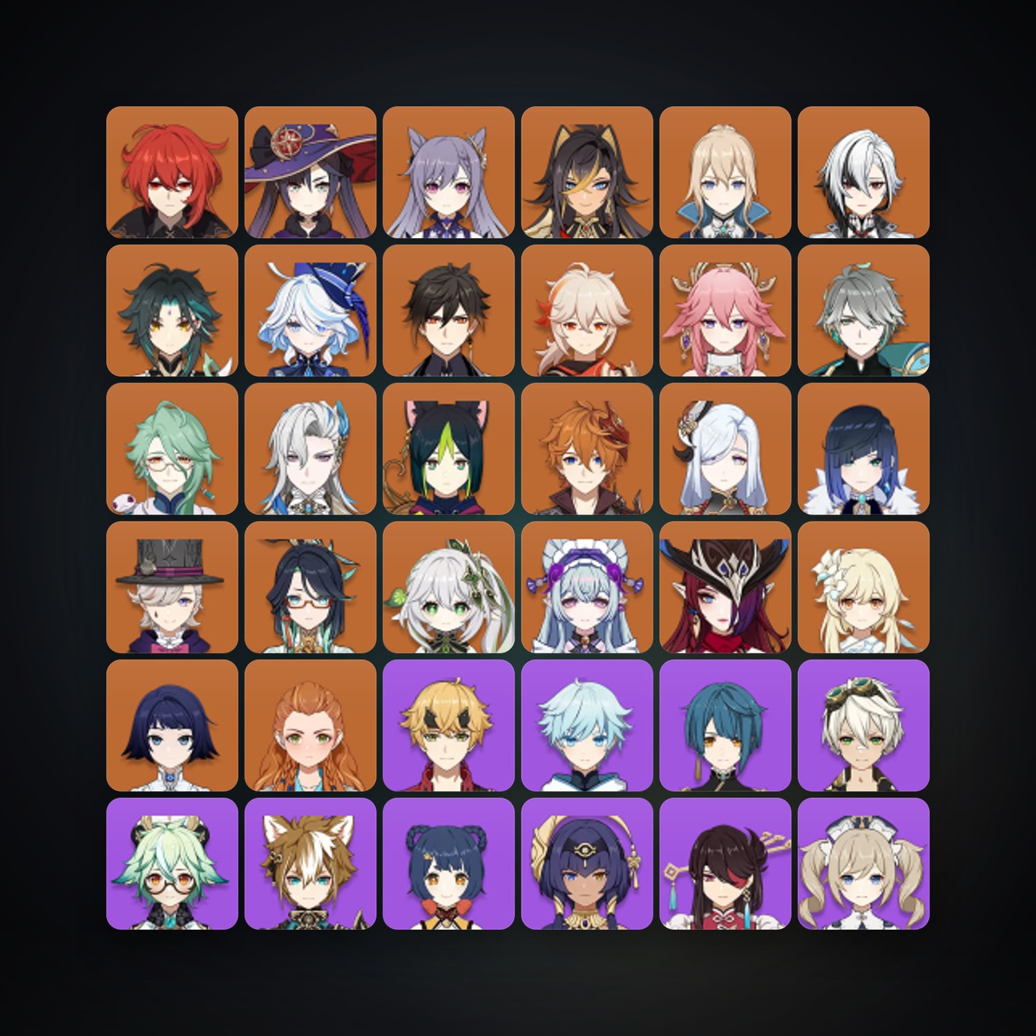Genshin Impact | AR 60 | 71 Chars | 23× 5★ — Genshin / miHoYo Account — HabibiAccounts