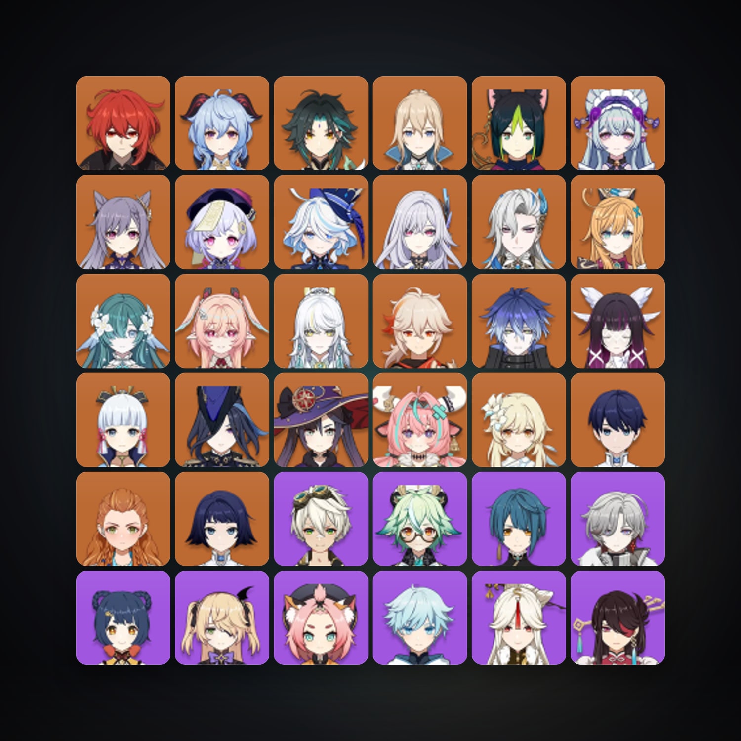 Genshin Impact | AR 58 | 74 Chars | 22× 5★ — Genshin / miHoYo Account — HabibiAccounts