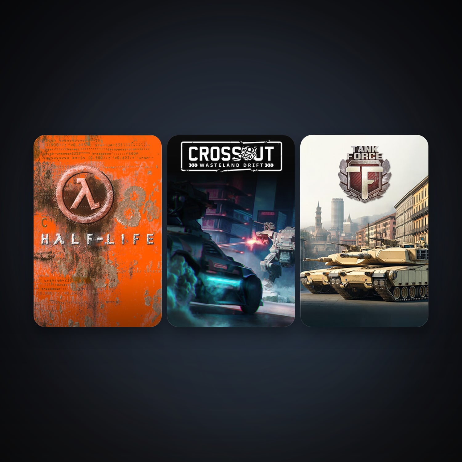 حساب ستيم فلين، Half-Life وCrossout، 7 لعبة، صامد واضح — HabibiAccounts