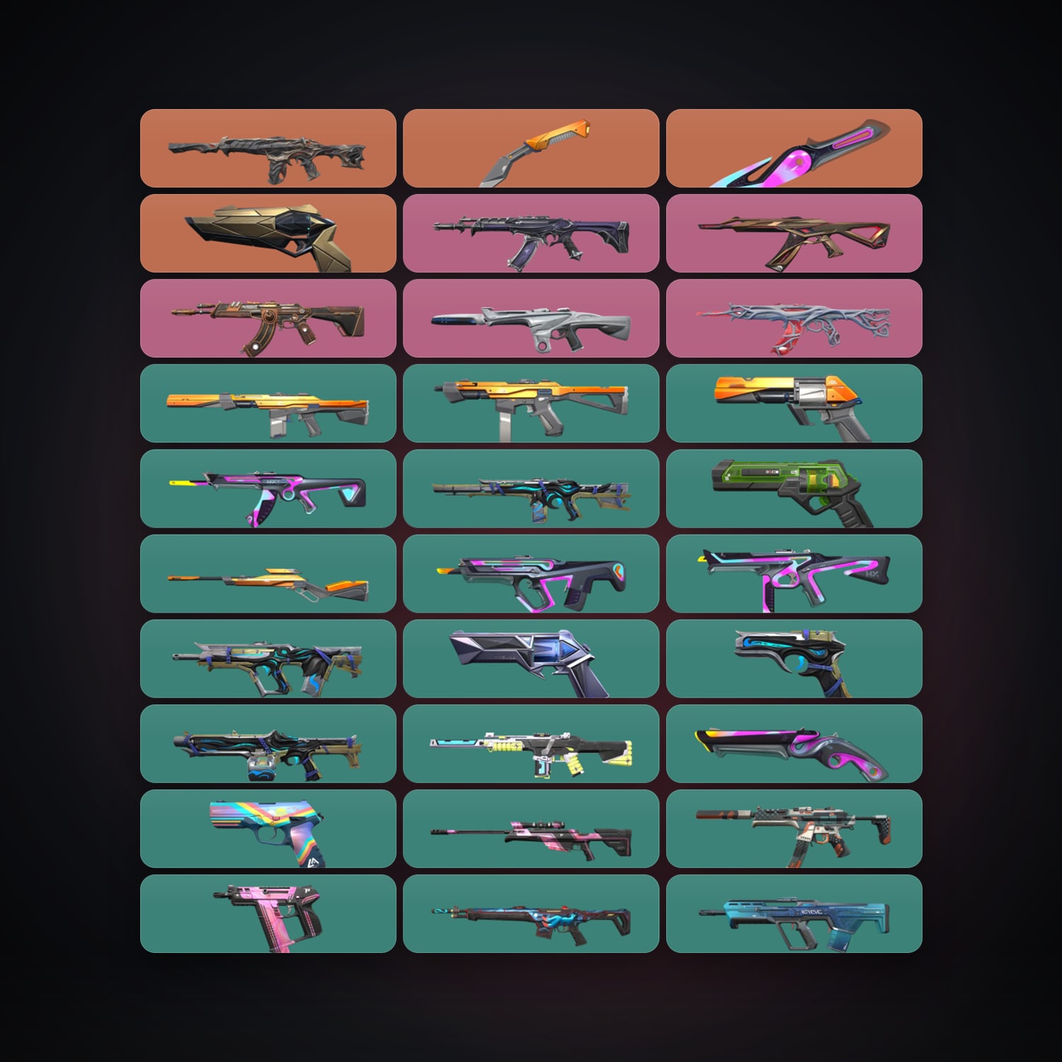Valorant account: AP Silver 3 locker — 2 knives, 46 skins, lvl 170 — 26 LoL champions — HabibiAccounts