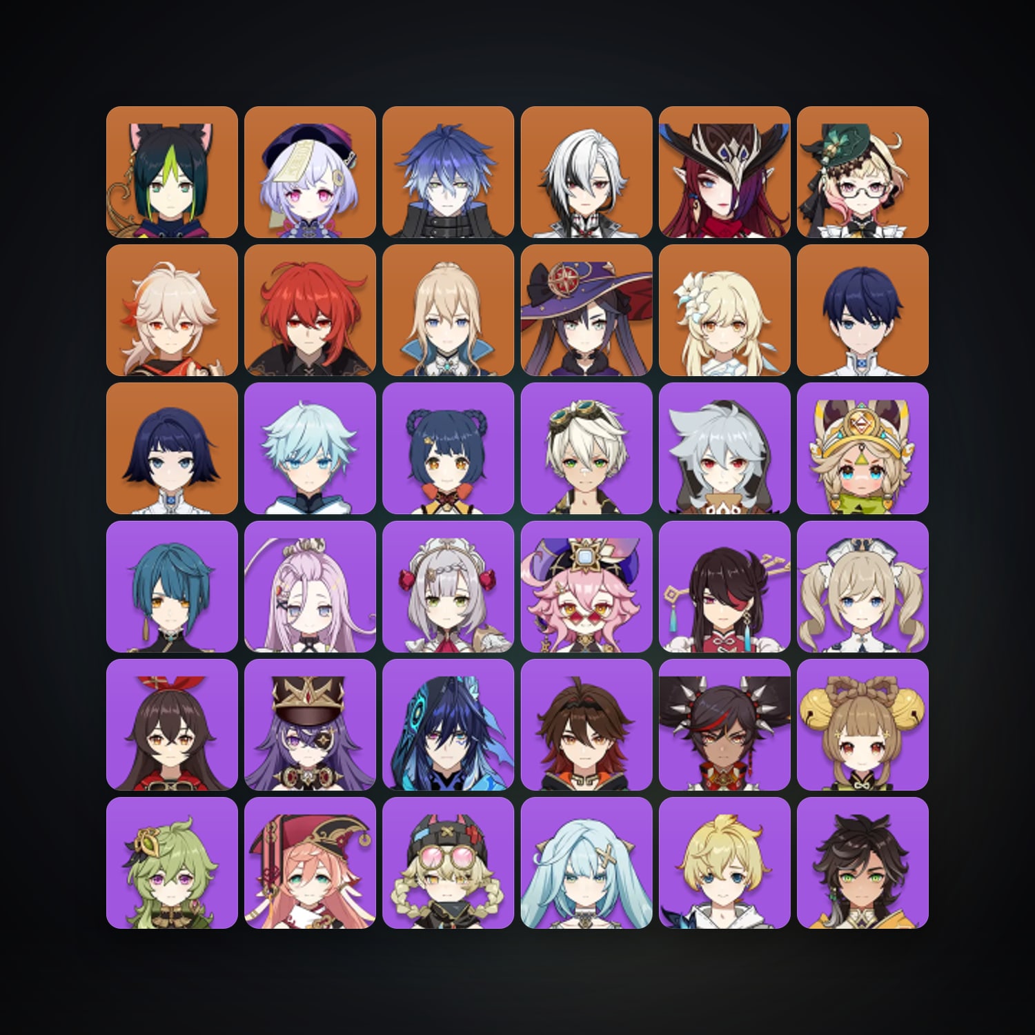 Genshin Impact | AR 55 | 52 Chars | 10× 5★ — Genshin / miHoYo Account — HabibiAccounts
