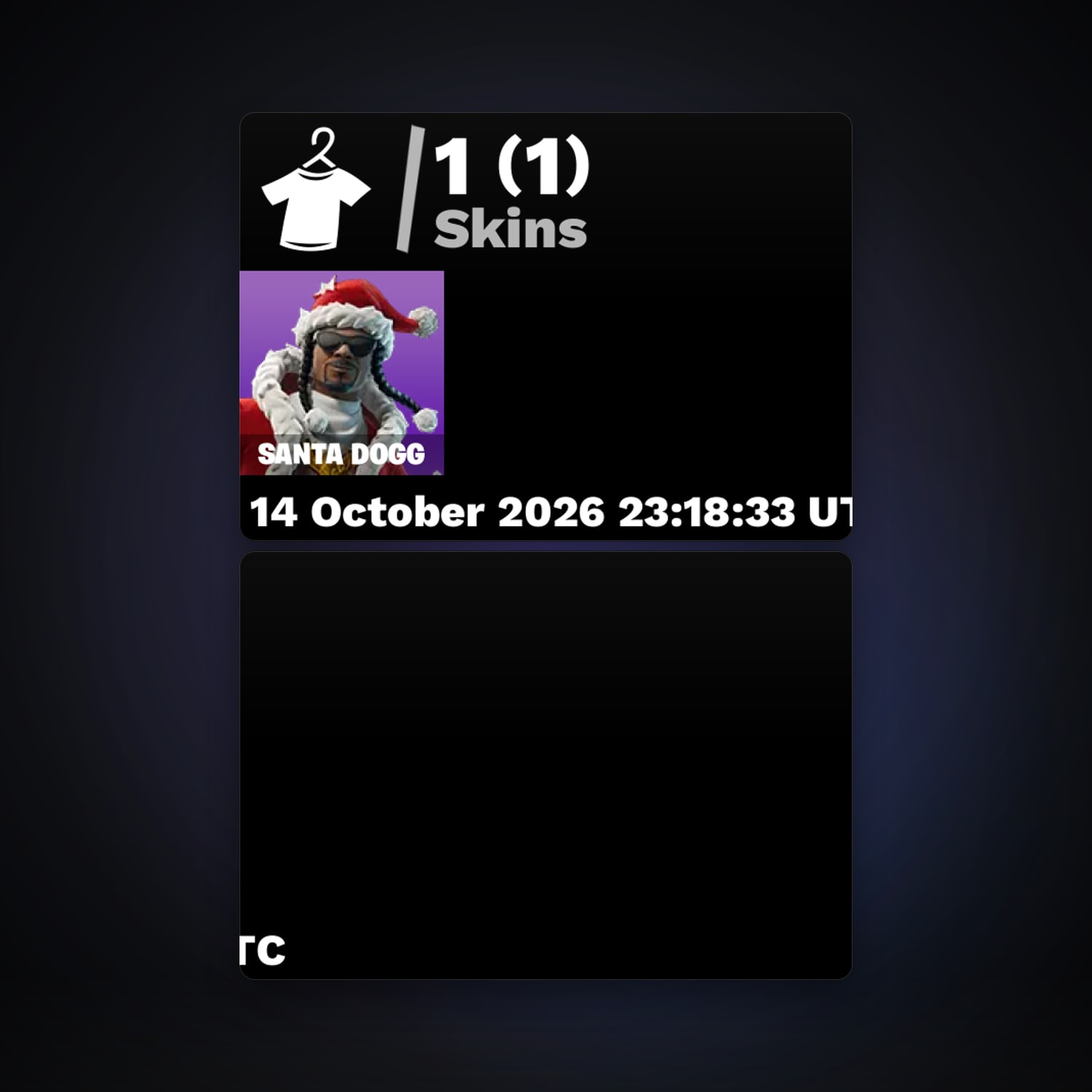 حساب فورتنايت Santa Dogg، لوكر 1 سكن، لفل 4 — HabibiAccounts