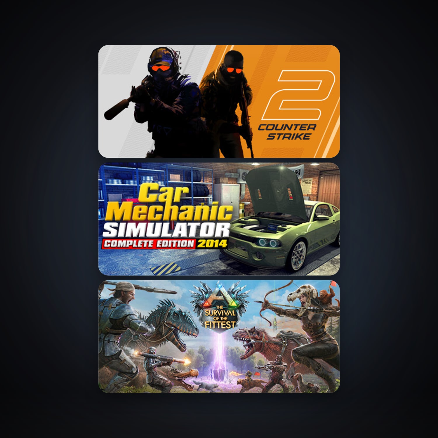 حساب ستيم فلين، CS2 Prime وCar Mechanic Simulator 2014، 8 لعبة، صامد واضح — HabibiAccounts