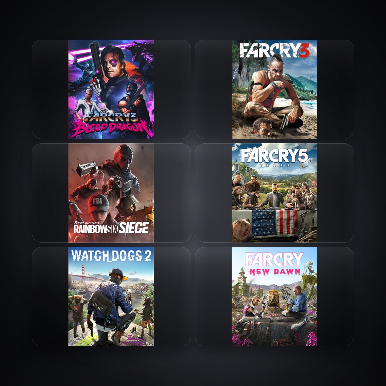 حساب يوبيسوفت فيه Far Cry 3 Blood Dragon وFar Cry 3 Deluxe Edition، NL، 11 ألعاب — HabibiAccounts