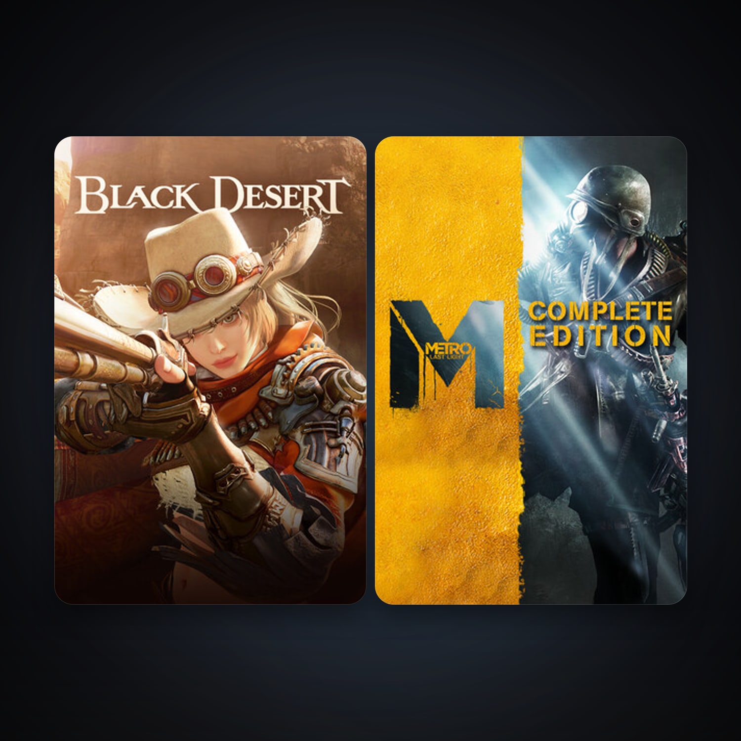 Steam account: Metro: Last Light + Black Desert Online, 6 games, clean — HabibiAccounts