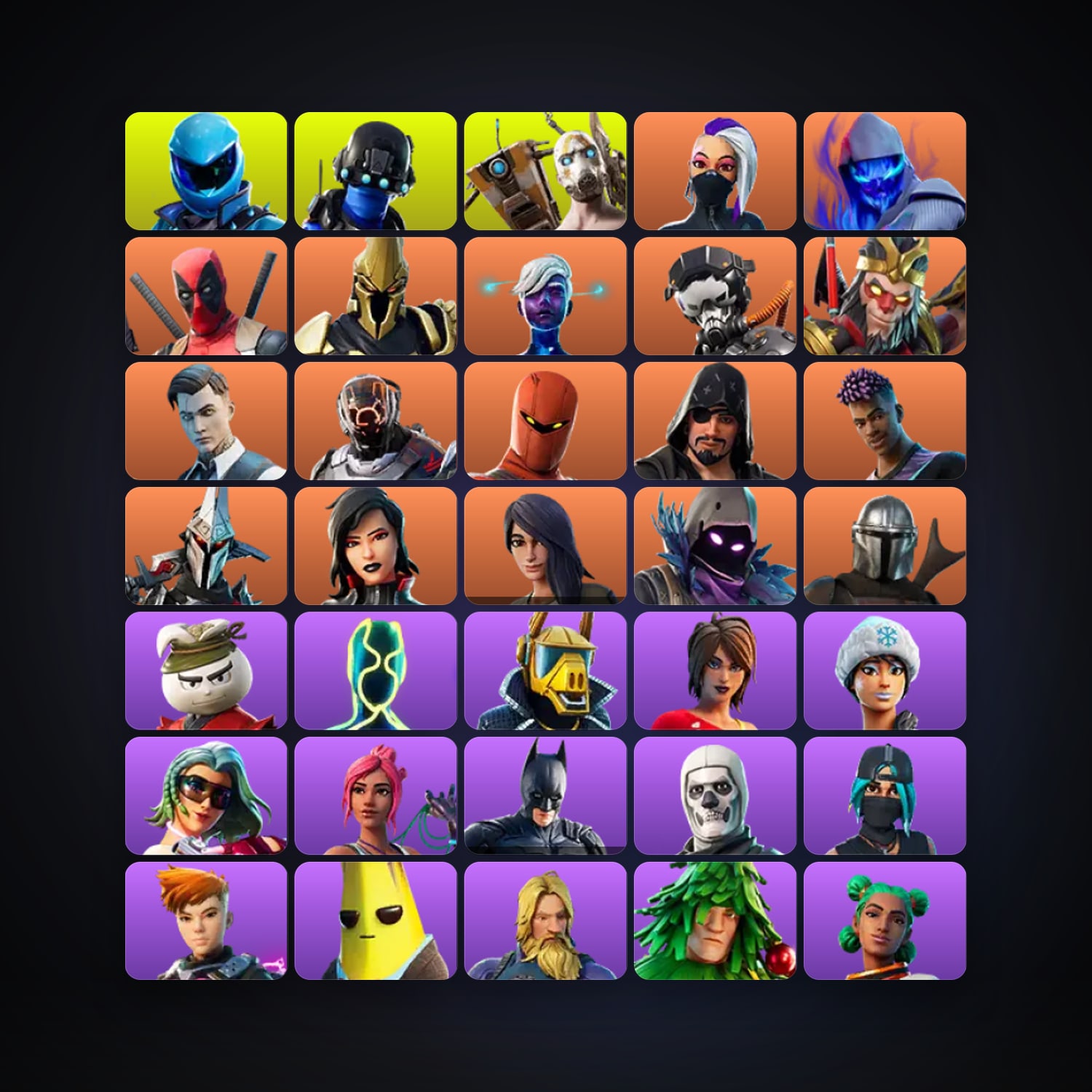 Fortnite account with Midas & Deadpool — 75 skins — 150 V-Bucks — lvl 1081 — HabibiAccounts