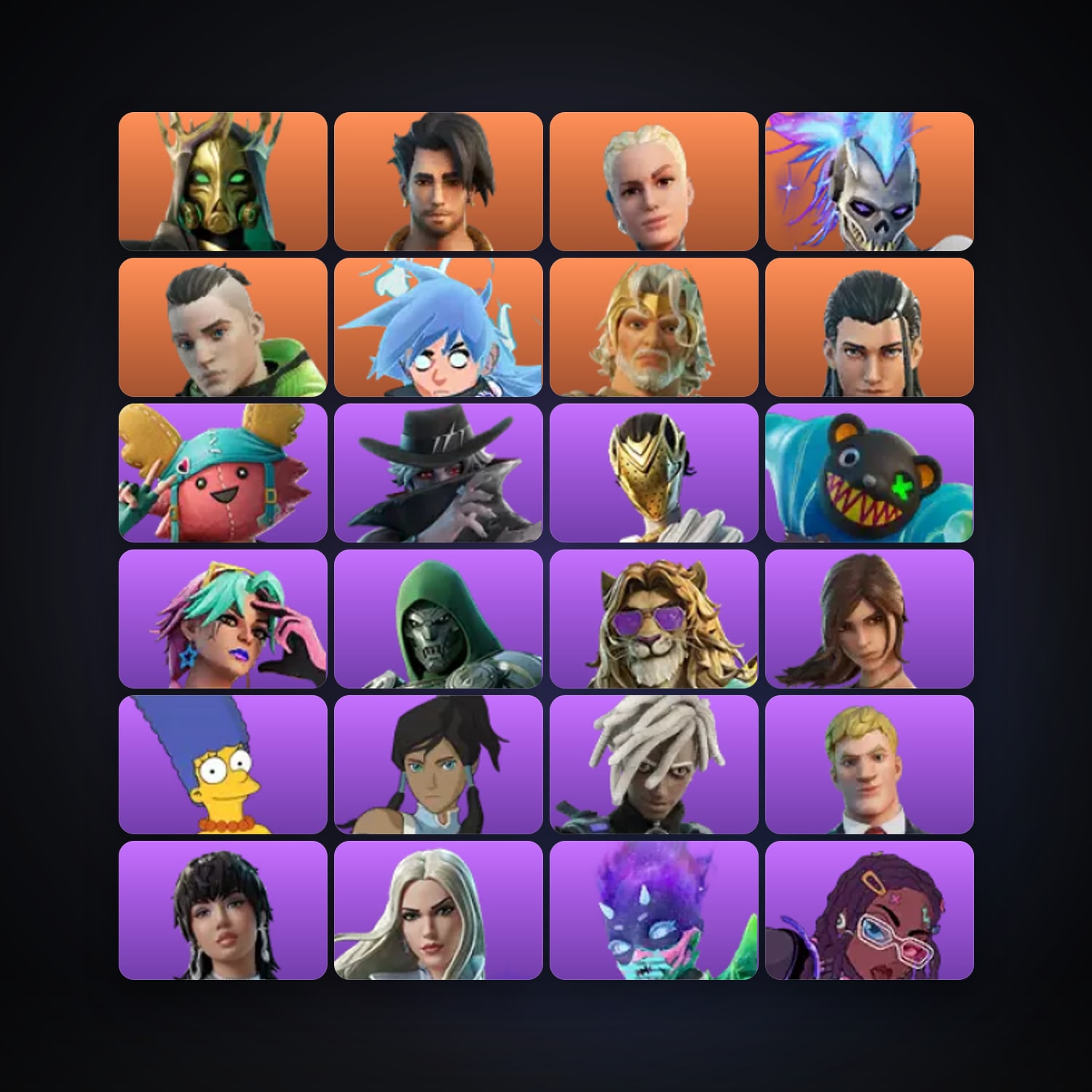 Fortnite account with Hades & Raz — 96 skins — 400 V-Bucks — lvl 1311 — HabibiAccounts