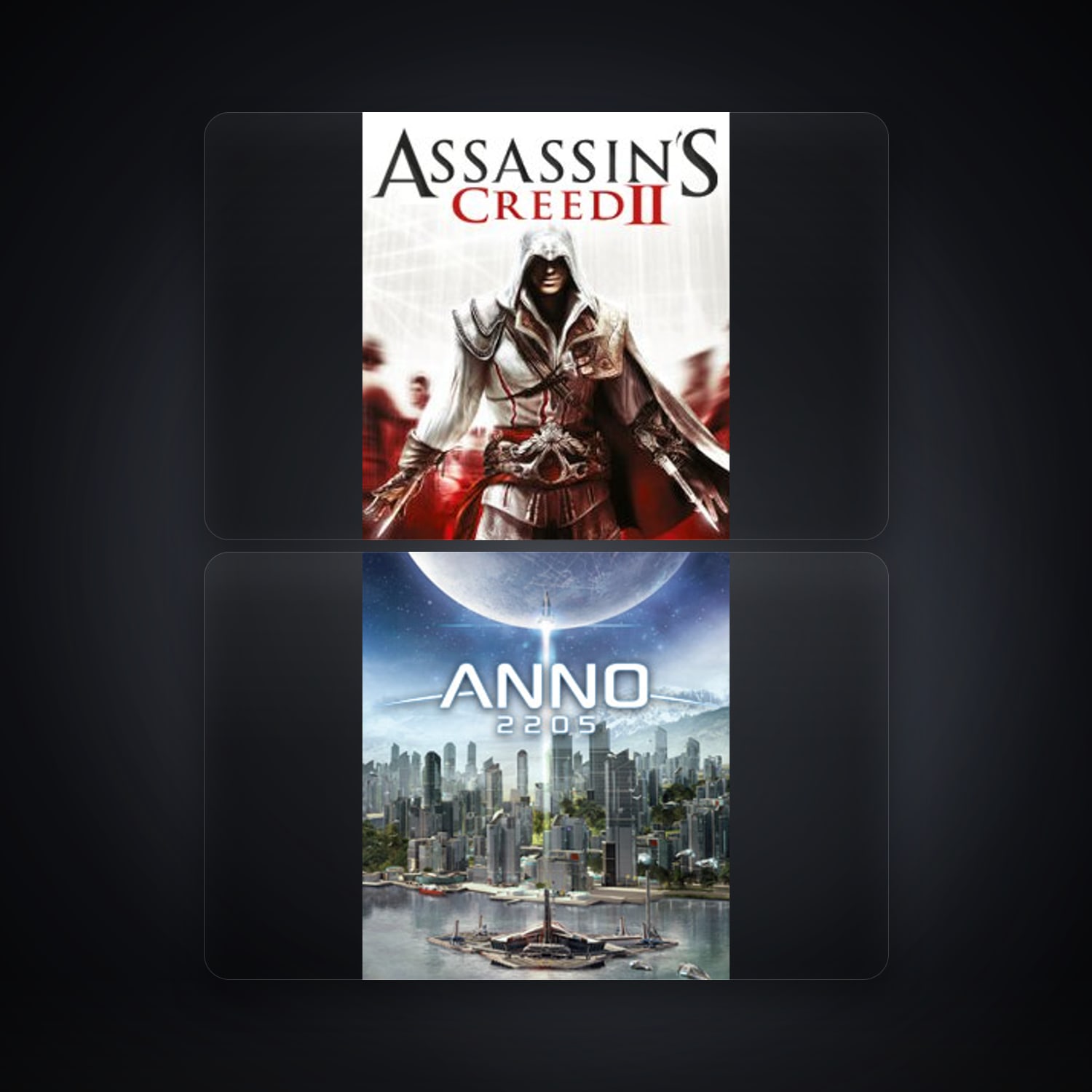 حساب يوبيسوفت فيه Assassin's Creed II وAnno 2205، DE — HabibiAccounts