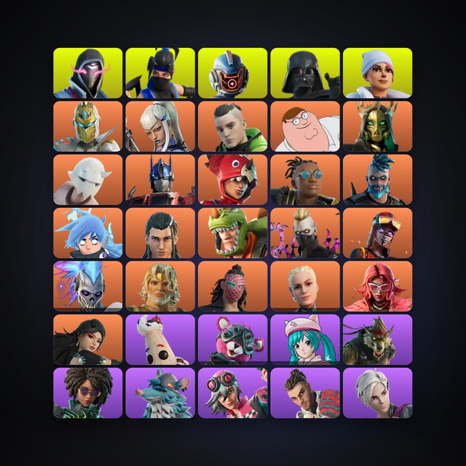 Fortnite account with Spectra Knight & Mizuki — 357 skins — 1.6K V-Bucks — lvl 4101 — HabibiAccounts