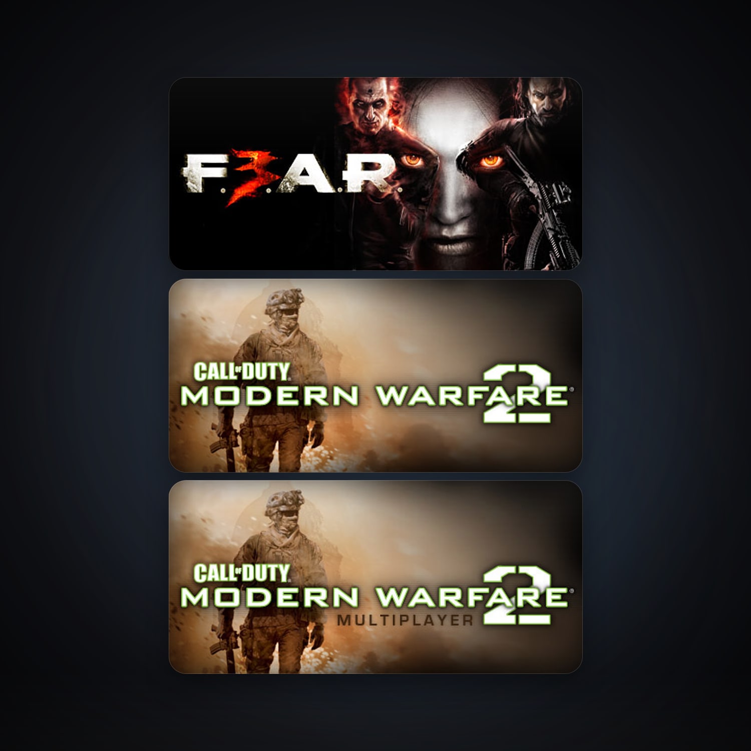 Steam account: Free CS2 (No Prime) + Call of Duty: Modern Warfare 2 (2009), 5 games, clean — HabibiAccounts