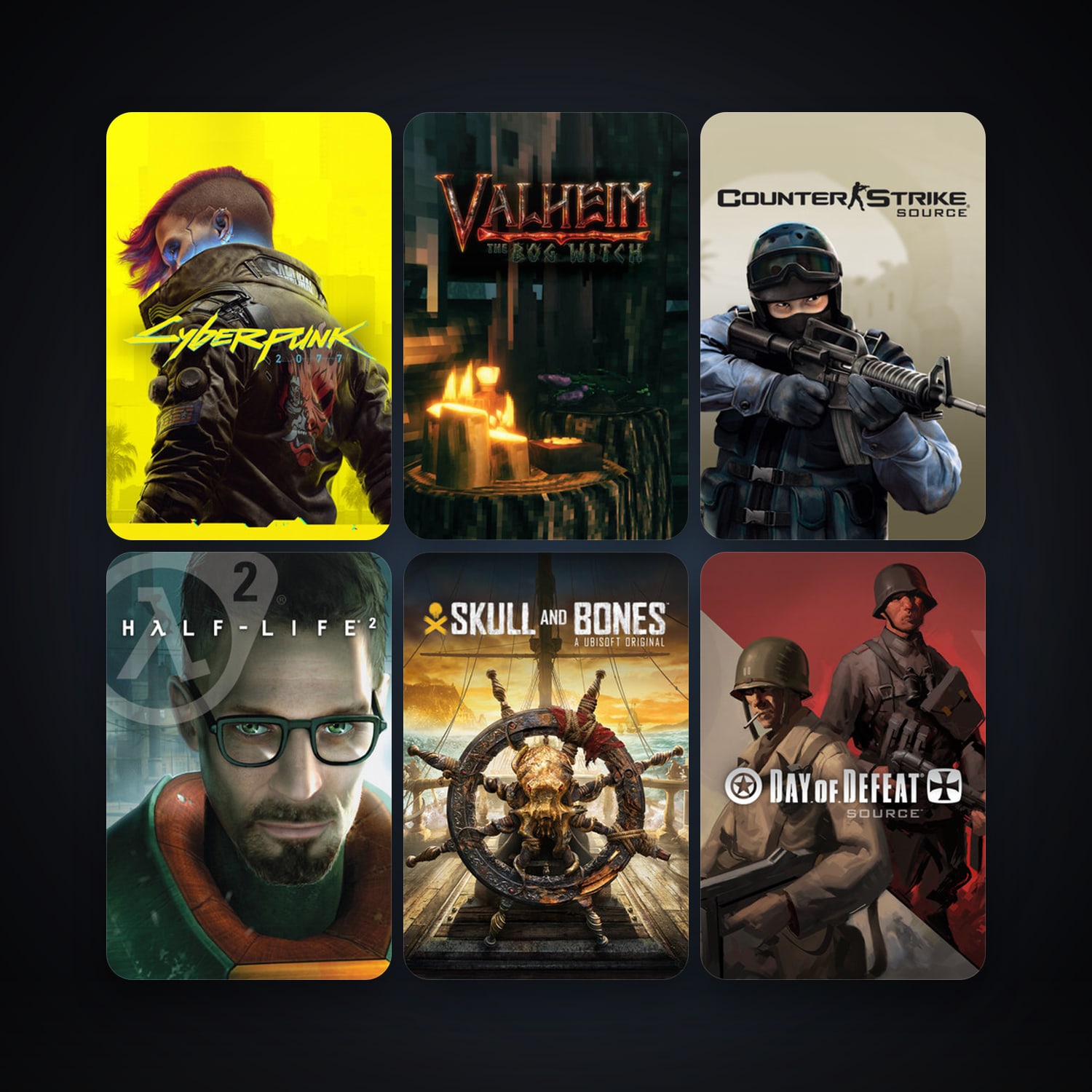 Steam account: Half-Life 2 + Counter-Strike: Source, 9 games, clean — HabibiAccounts