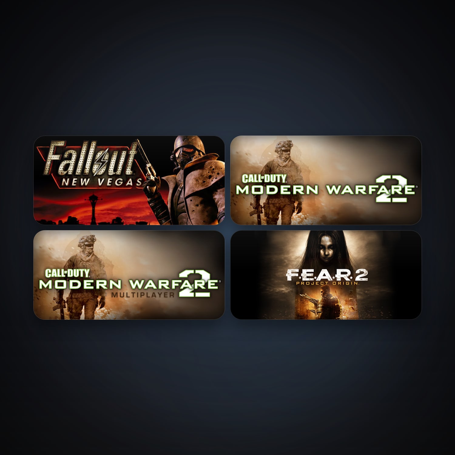 حساب ستيم فلين، Call of Duty: Modern Warfare 2 (2009) وCall of Duty: Modern Warfare 2 - Multiplayer (2009)،… — HabibiAccounts
