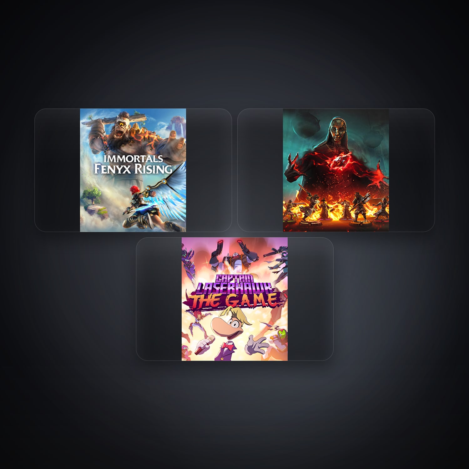 حساب يوبيسوفت فيه Immortals Fenyx Rising وChampions Tactics، CO، 3 ألعاب — HabibiAccounts