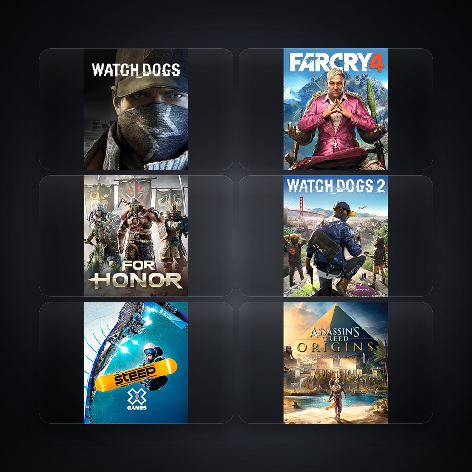 حساب يوبيسوفت فيه Watch_Dogs وFar Cry 4، BR، 9 ألعاب — HabibiAccounts