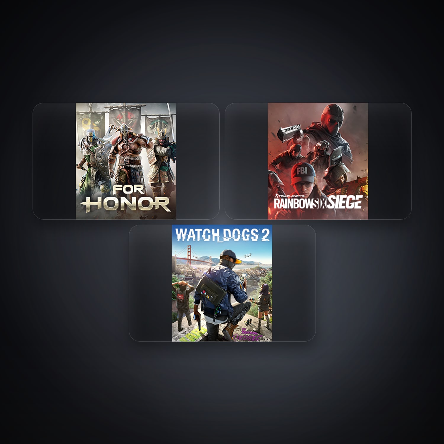 Ubisoft account — For Honor + Tom Clancy's Rainbow Six Siege — MX — 3 games — HabibiAccounts