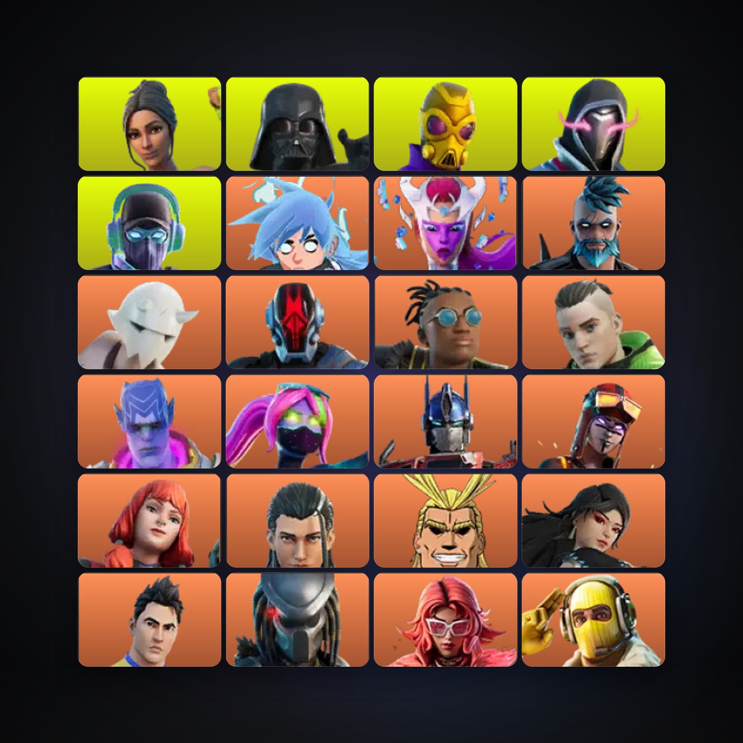 Fortnite account with Nezumi & The Cube Queen — 555 skins — 300 V-Bucks — lvl 4719 — HabibiAccounts