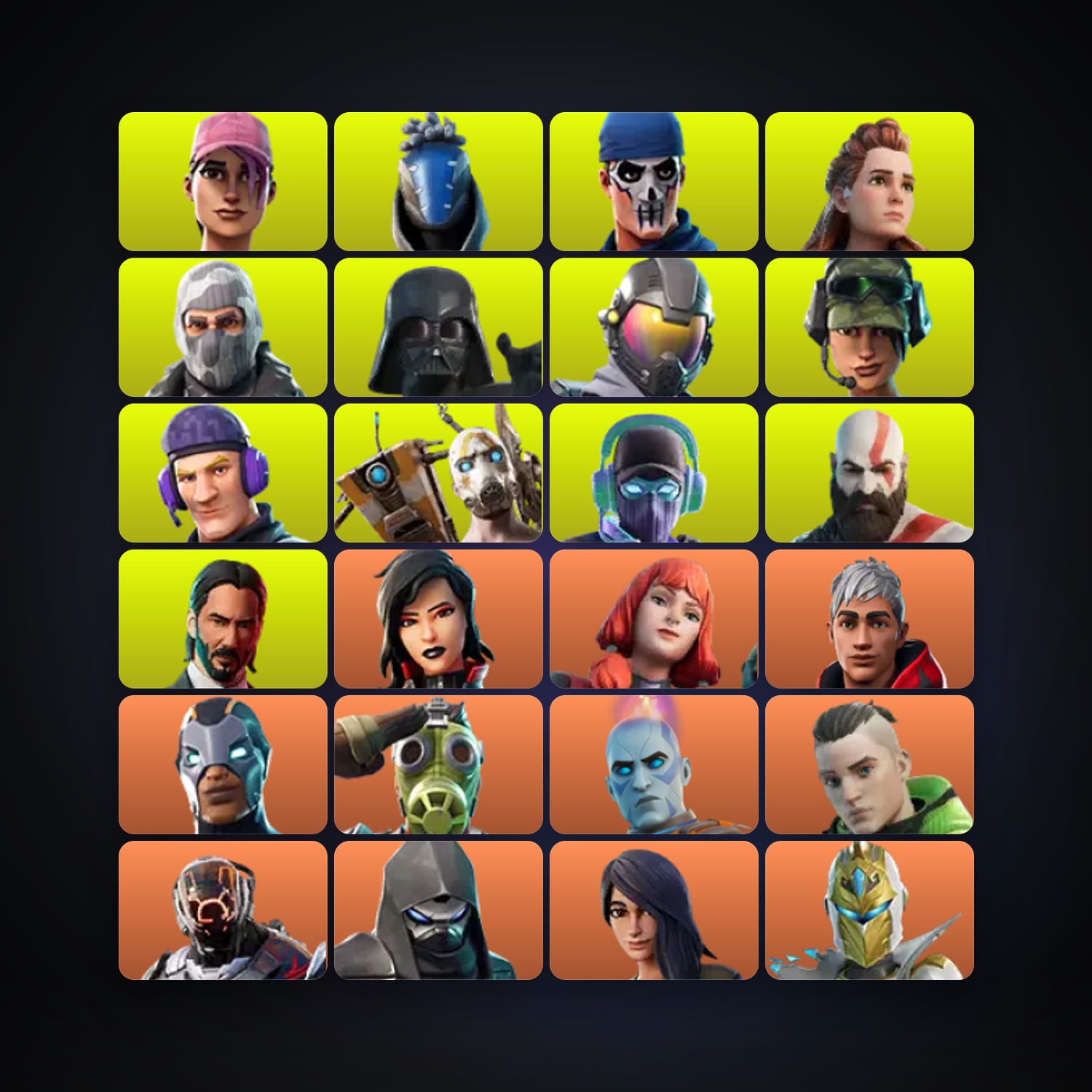Rogue Agent · Rose Team Leader | 476 Skins | 1.4K V-Bucks | Level 3443 | 133 Wins