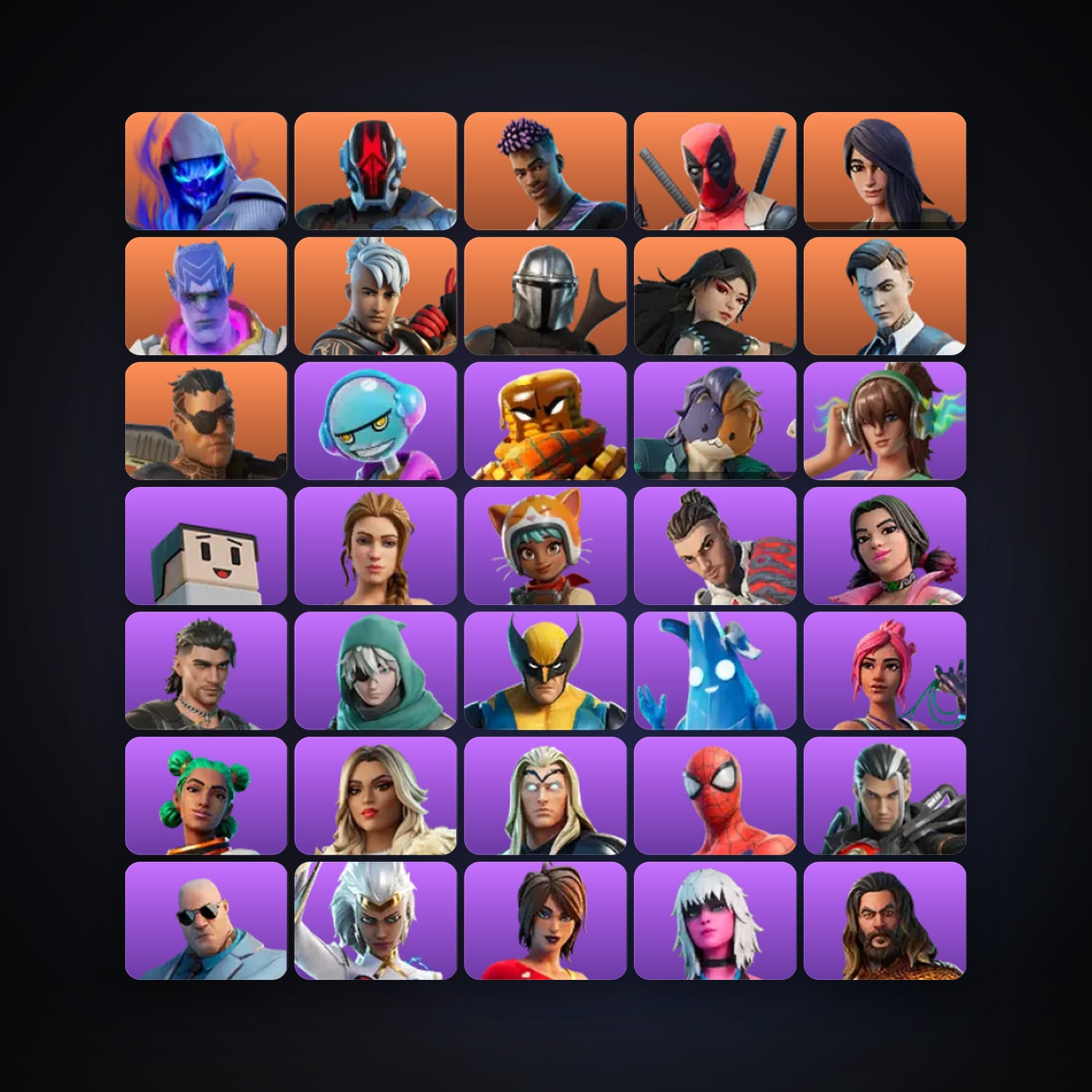 Fortnite account with Midas & Deadpool — 74 skins — 2.9K V-Bucks — lvl 1513 — HabibiAccounts