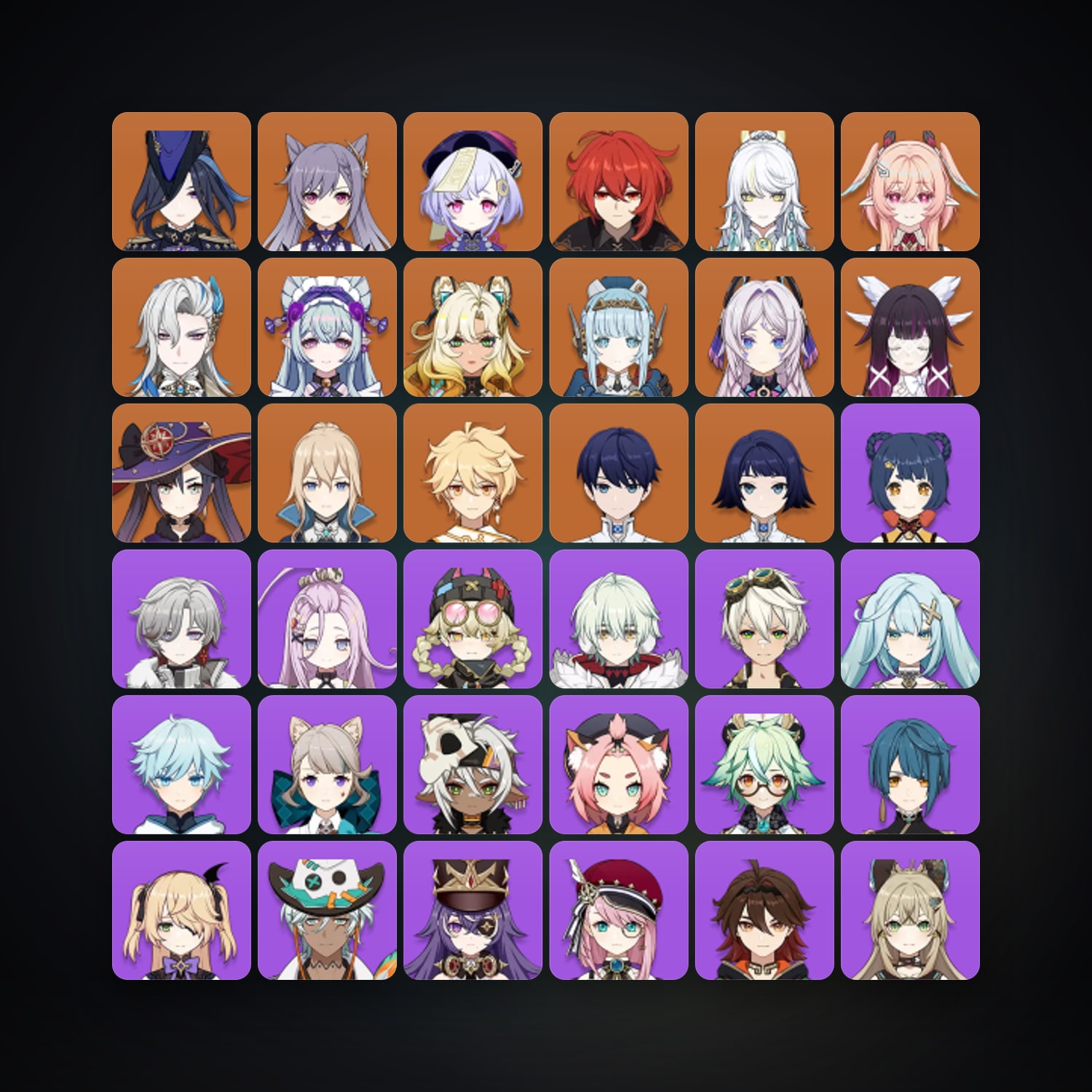 Genshin Impact account — AR 57 | 54 Chars | 14× 5★ — HabibiAccounts