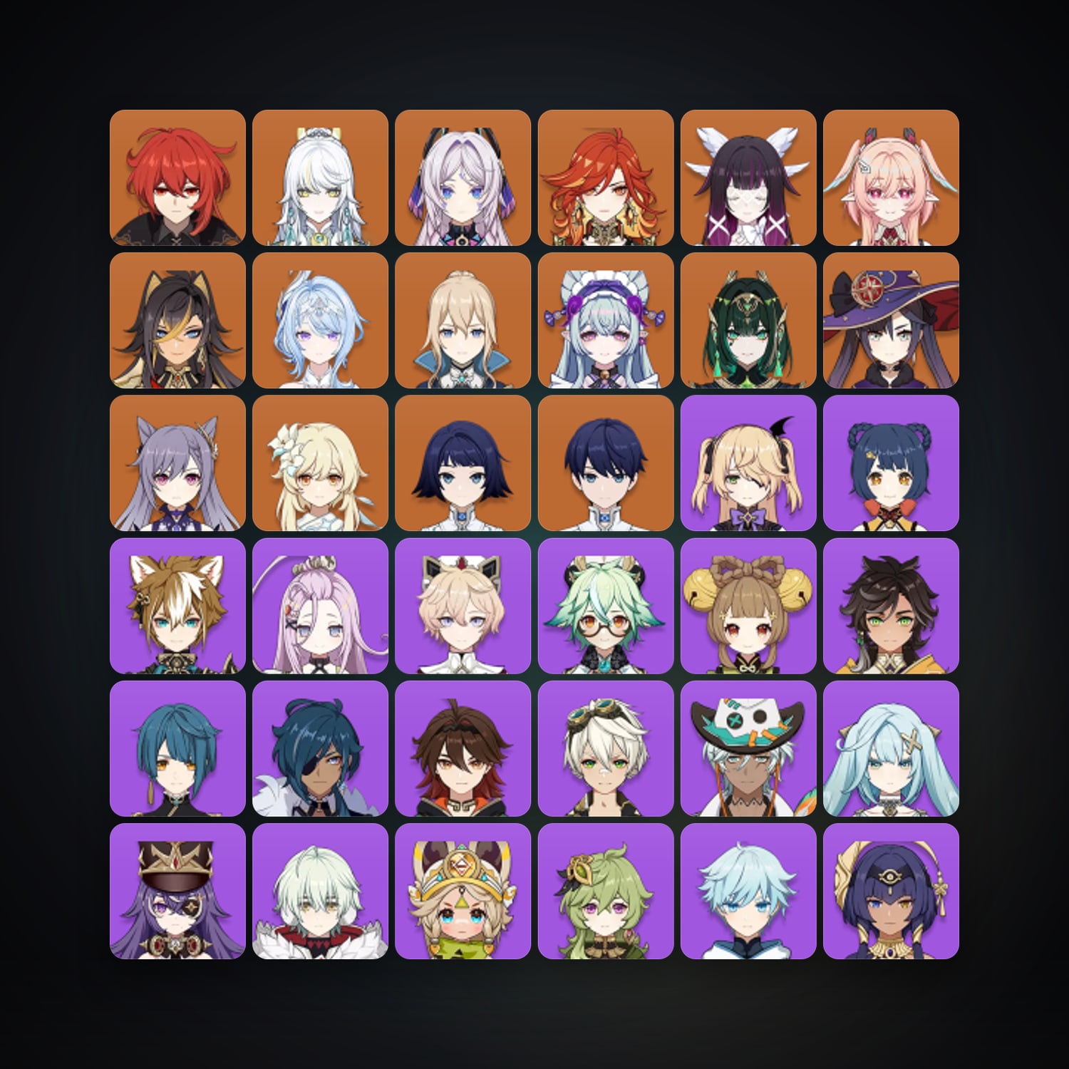 Genshin Impact | AR 56 | 55 Chars | 13× 5★ — Genshin / miHoYo Account — HabibiAccounts