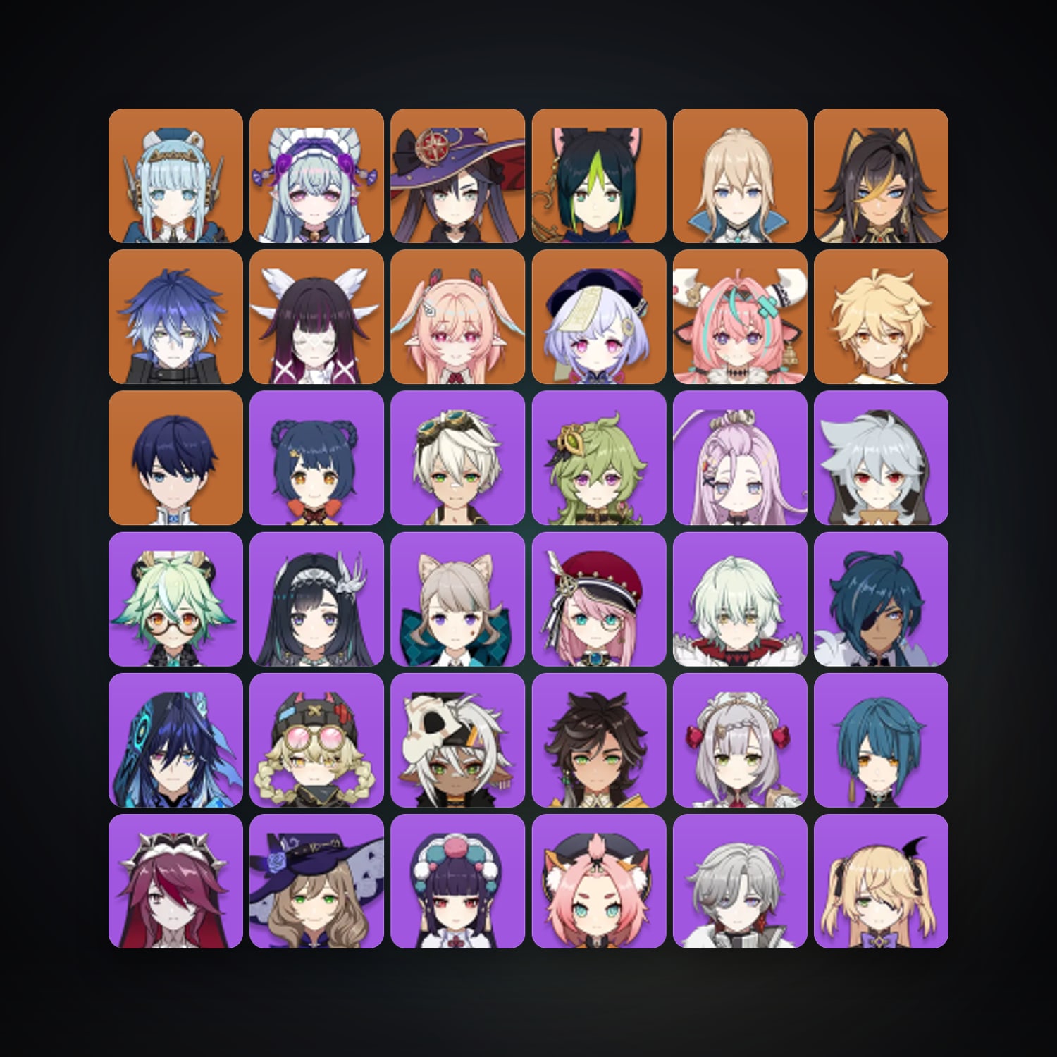 Genshin Impact | AR 58 | 49 Chars | 11× 5★ — Genshin / miHoYo Account — HabibiAccounts
