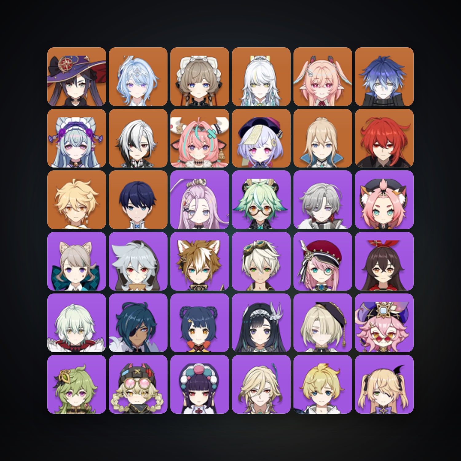 Genshin Impact | AR 56 | 50 Chars | 12× 5★ — Genshin / miHoYo Account — HabibiAccounts