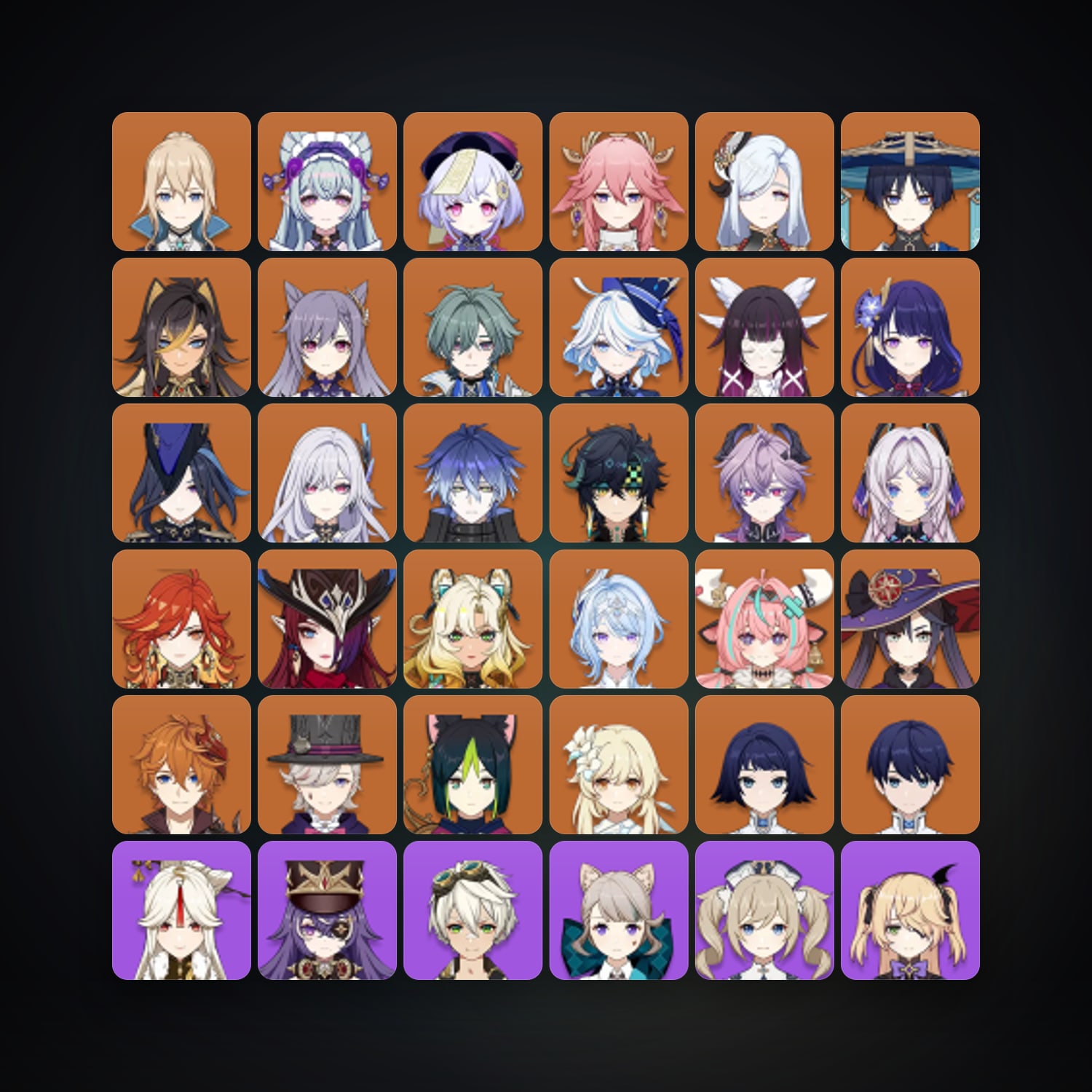 Genshin Impact | AR 60 | 77 Chars | 27× 5★ — Genshin / miHoYo Account — HabibiAccounts