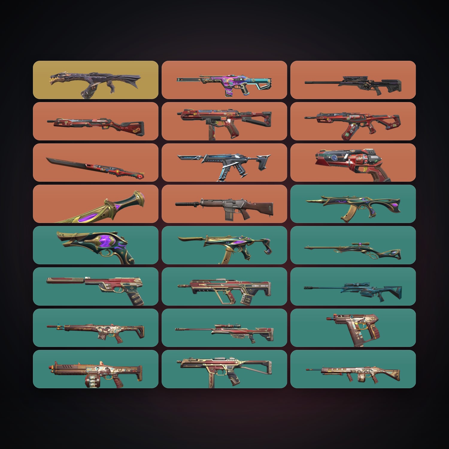 Valorant account: EU Silver 1 locker — 2 knives, 24 skins, lvl 50 — 9 LoL champions — HabibiAccounts