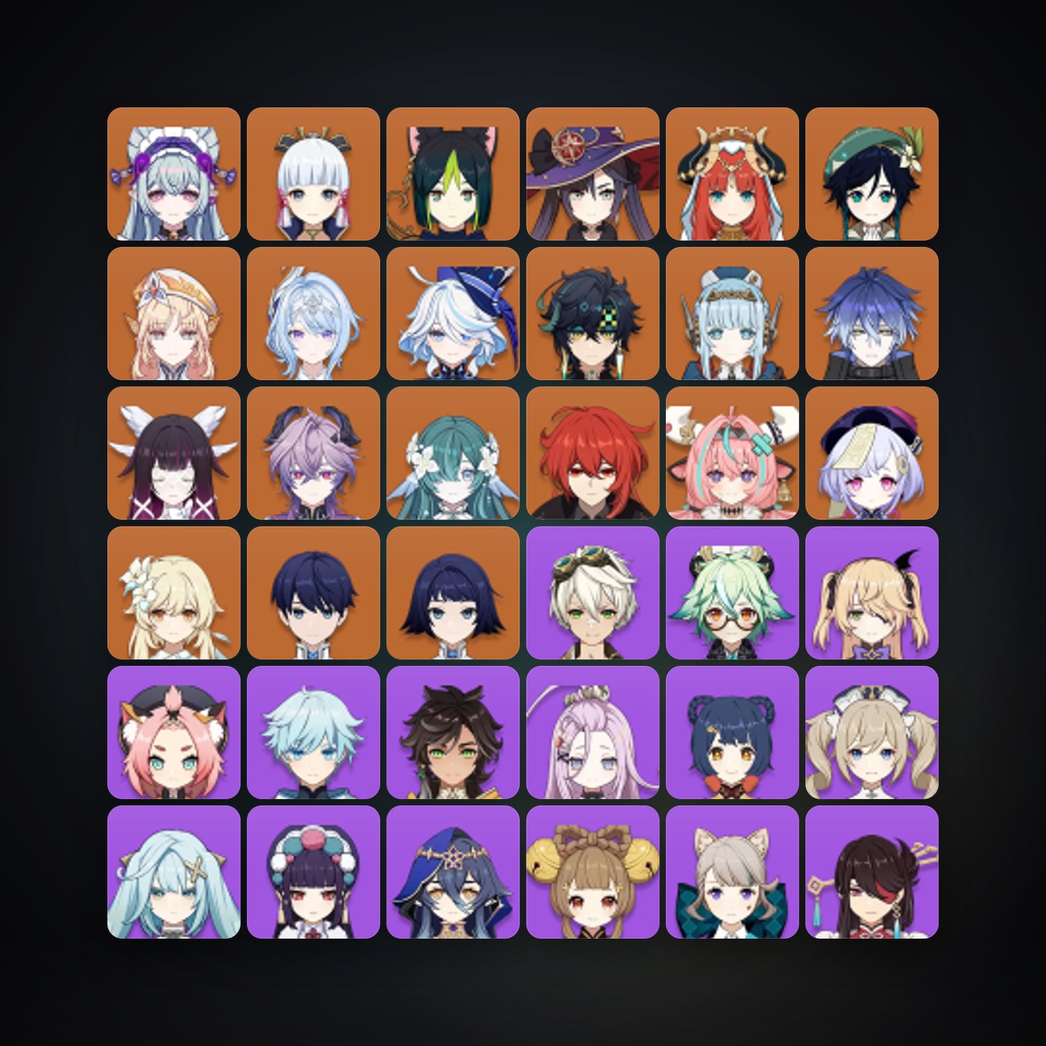Genshin Impact | AR 59 | 68 Chars | 18× 5★ — Genshin / miHoYo Account — HabibiAccounts