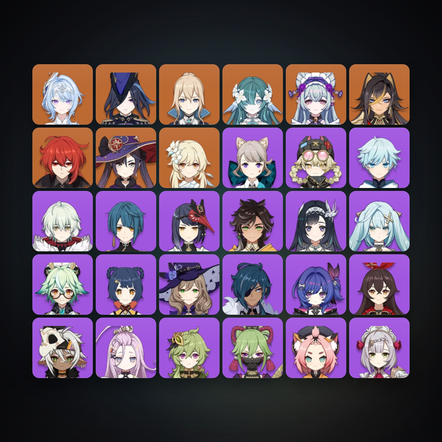 Genshin Impact | AR 54 | 31 Chars | 8× 5★ — Genshin / miHoYo Account — HabibiAccounts