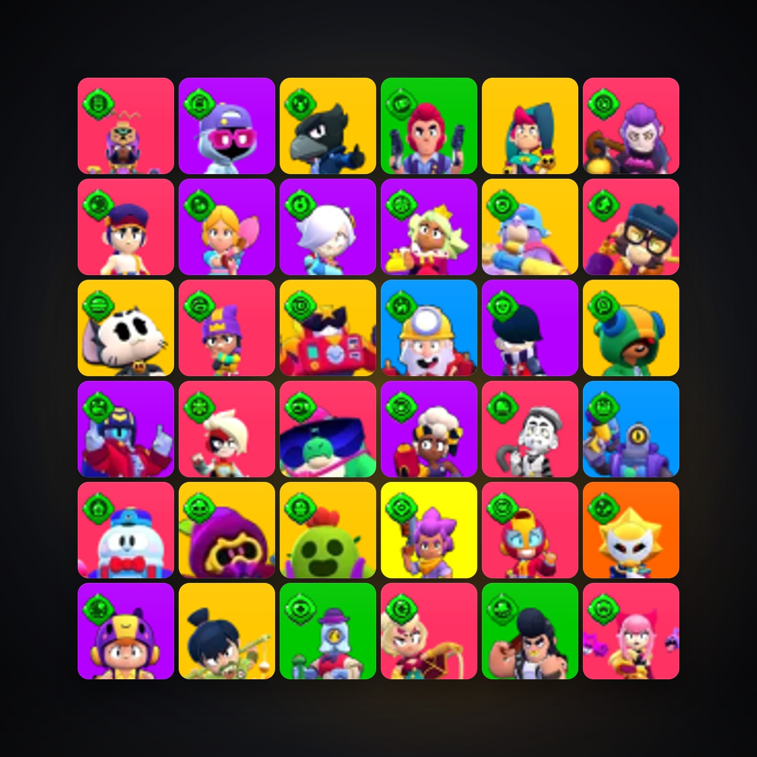 106 Brawlers | 57.6K Trophies — Supercell Account — HabibiAccounts