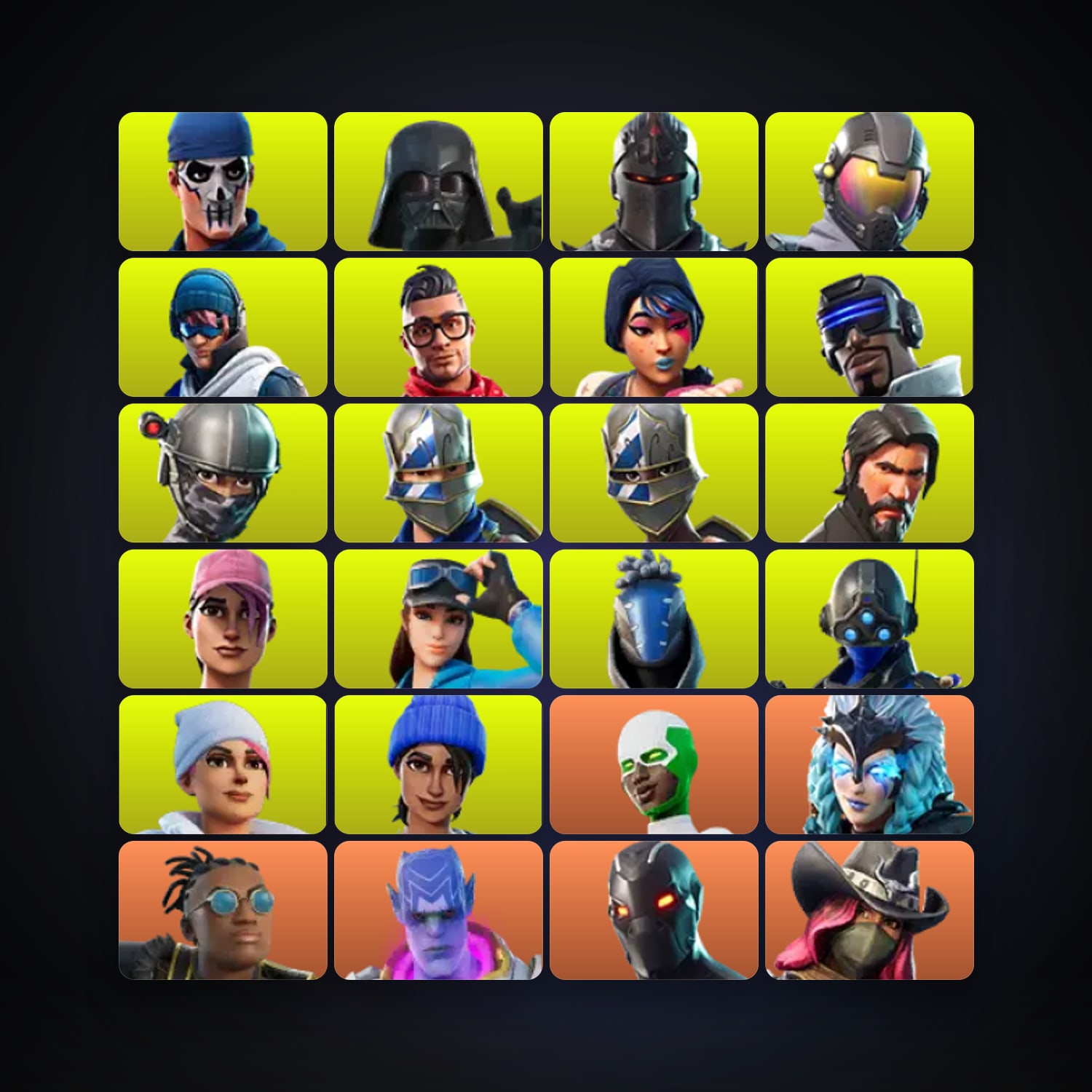 Fortnite account with Black Knight & Sparkle Specialist — 293 skins — 7K V-Bucks — lvl 5952 — HabibiAccounts