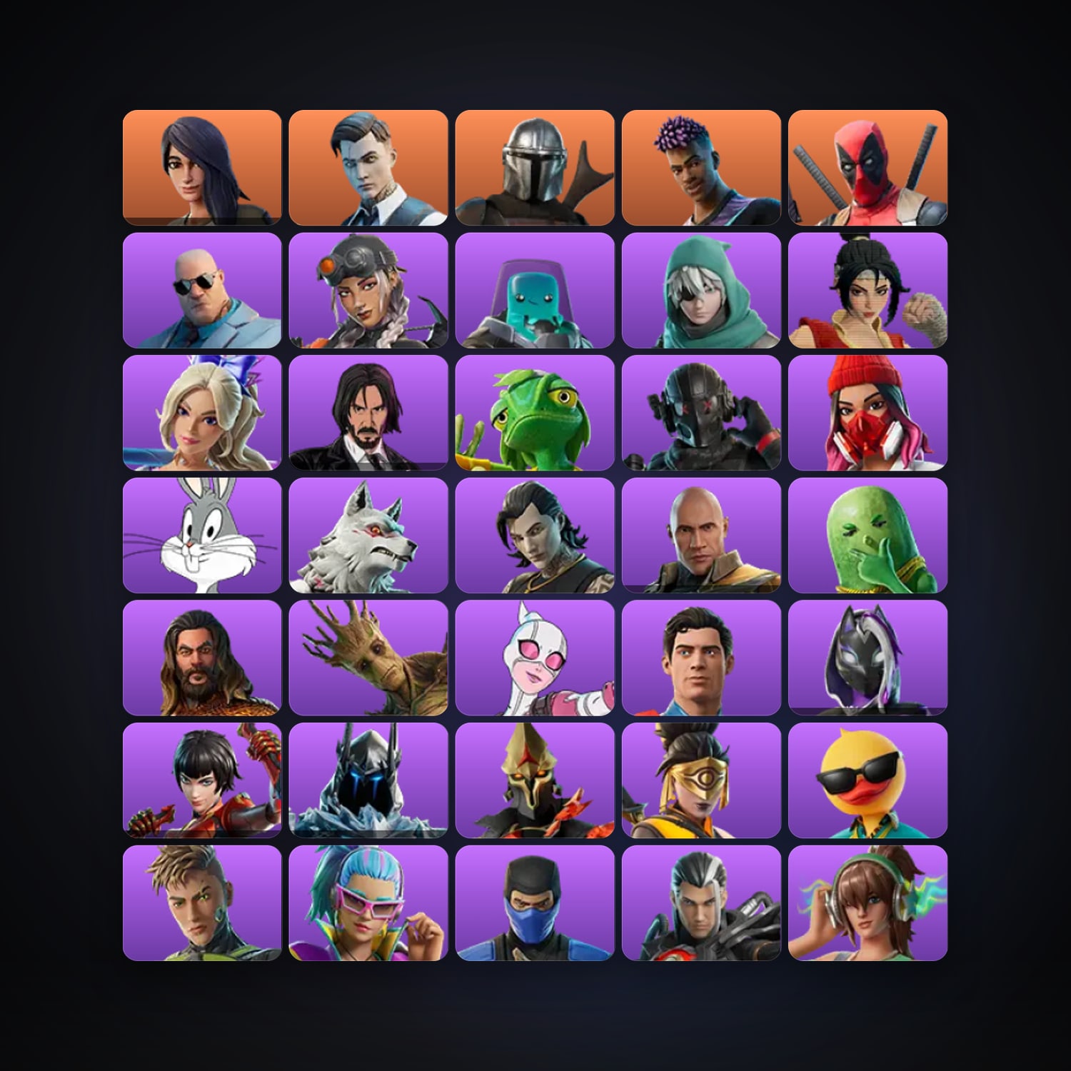Fortnite account with Midas & Deadpool — 70 skins — lvl 1191 — HabibiAccounts