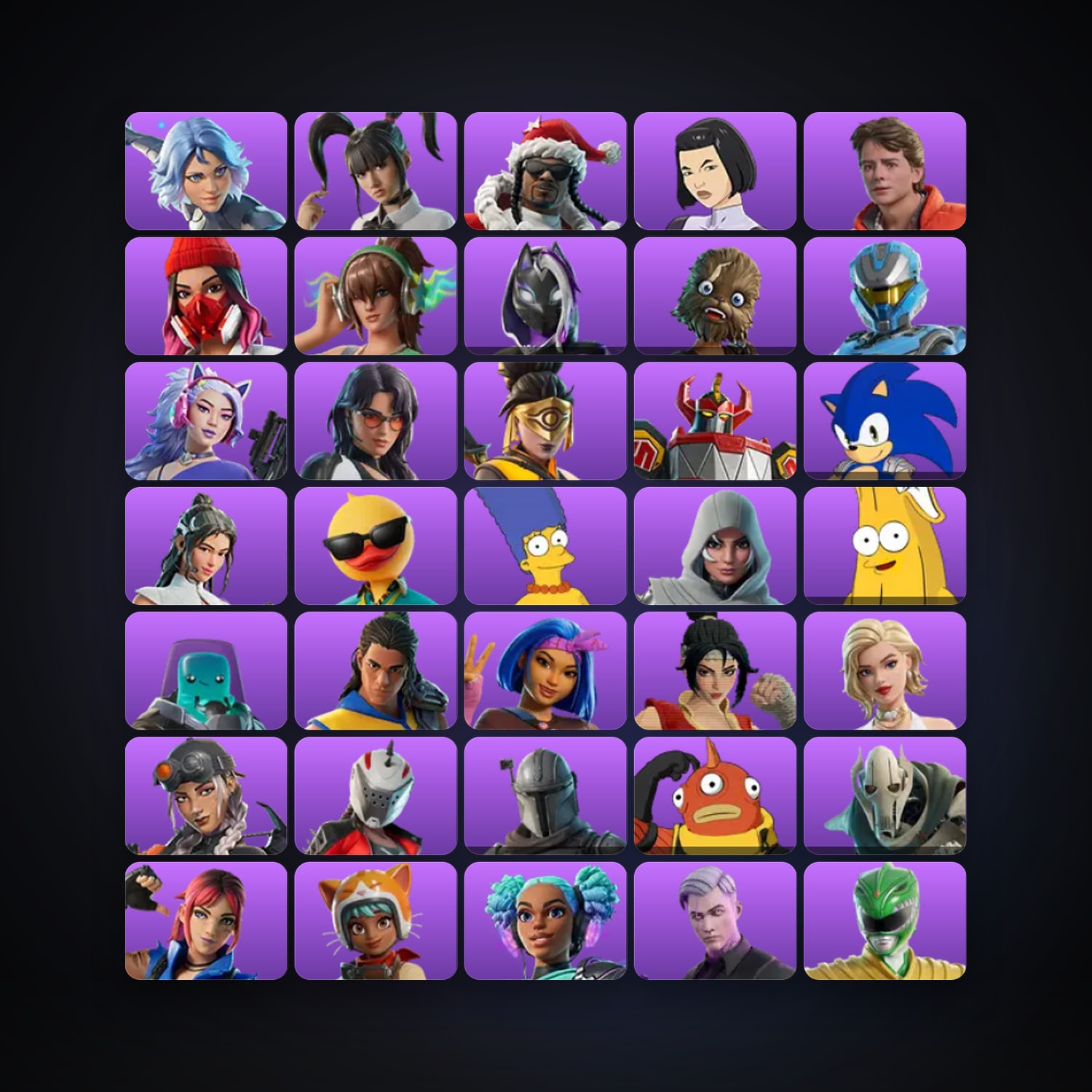 Fortnite account with Santa Dogg & Wookiee Team Leader — 87 skins — 2.2K V-Bucks — lvl 4511 — HabibiAccounts