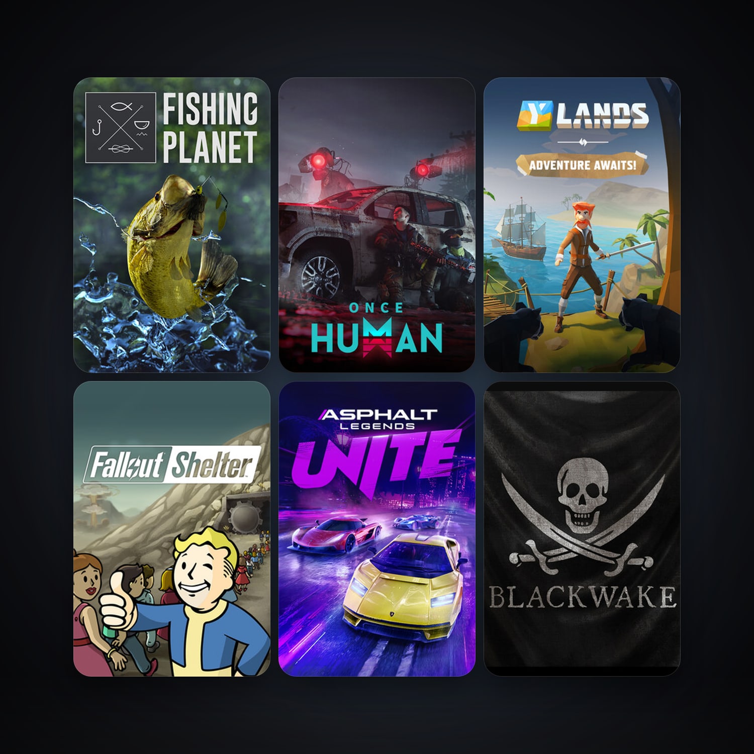 Steam account: Ylands + Fishing Planet, 9 games, clean — HabibiAccounts