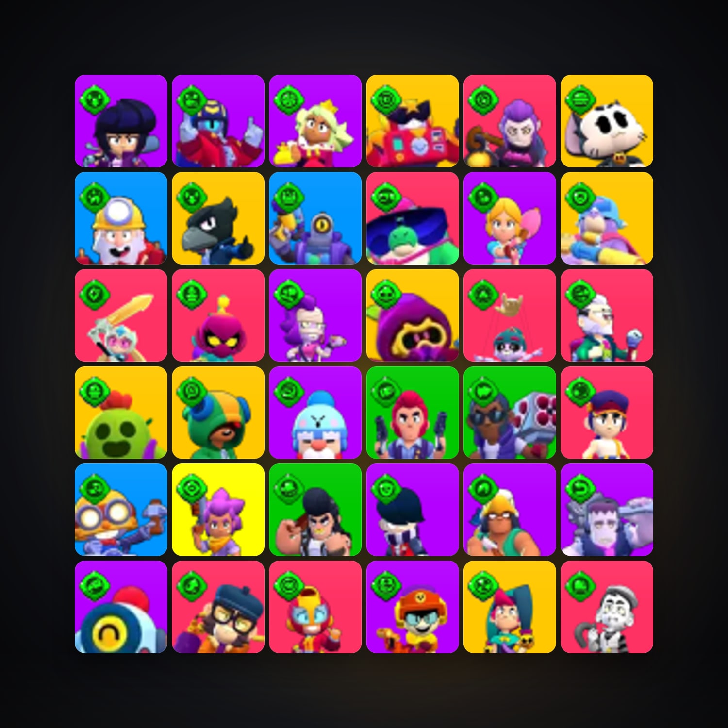 104 Brawlers | 54.7K Trophies | TH 9 — Supercell Account — HabibiAccounts