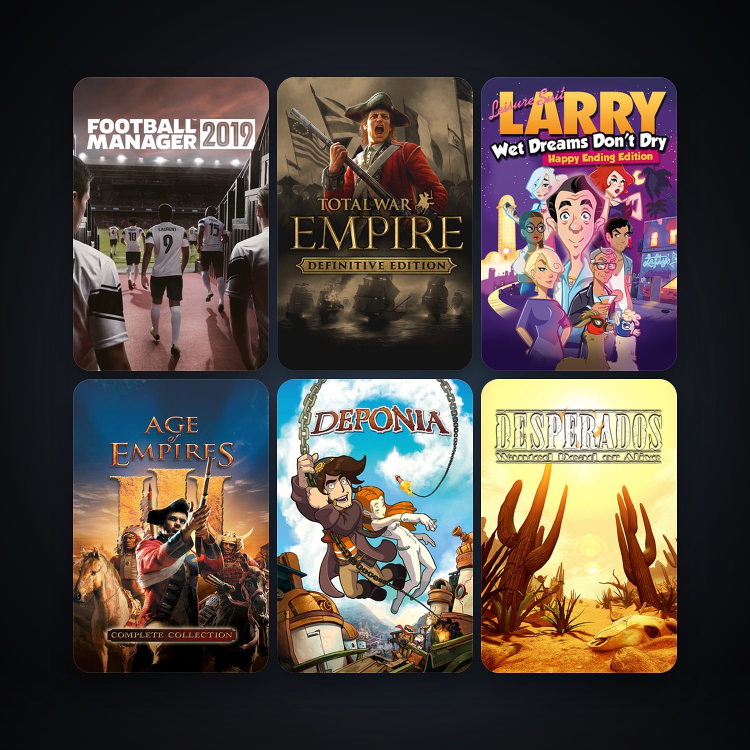 حساب ستيم فلين، Free CS2 (No Prime) وEmpire: Total War، 14 لعبة، صامد واضح — HabibiAccounts