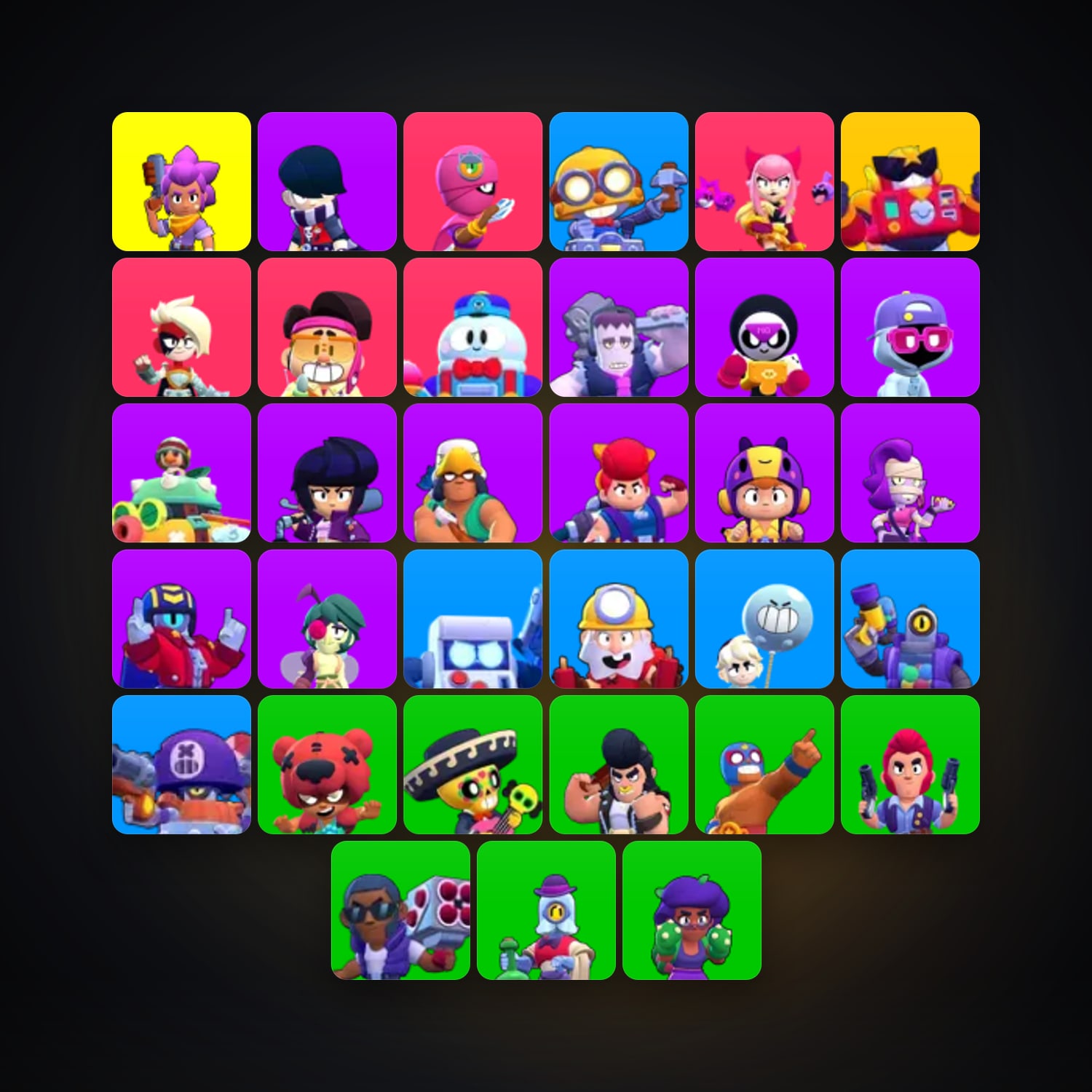 Supercell account: 33 Brawlers | 1.6K Trophies — HabibiAccounts