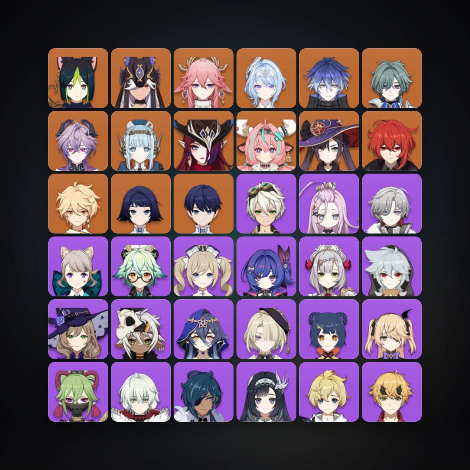 Genshin Impact | AR 58 | 50 Chars | 12× 5★ — Genshin / miHoYo Account — HabibiAccounts