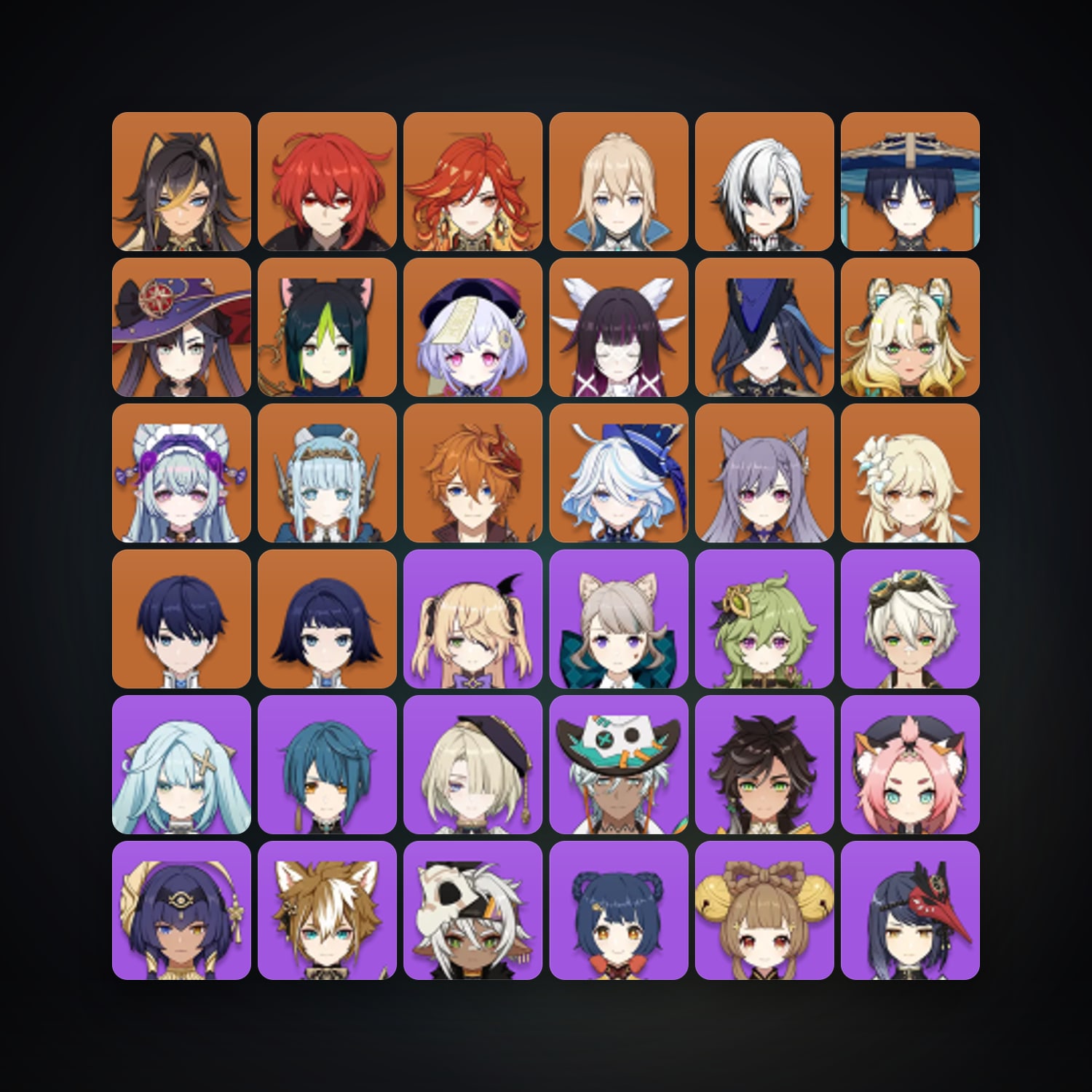 Genshin Impact | AR 57 | 66 Chars | 17× 5★ — Genshin / miHoYo Account — HabibiAccounts