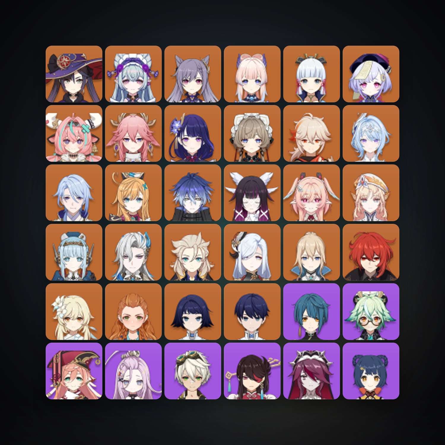 Genshin Impact | AR 60 | 76 Chars | 24× 5★ — Genshin / miHoYo Account — HabibiAccounts