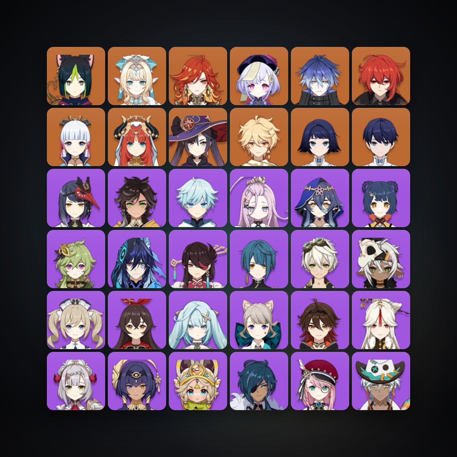 Genshin Impact account — AR 56 | 44 Chars | 9× 5★ — HabibiAccounts