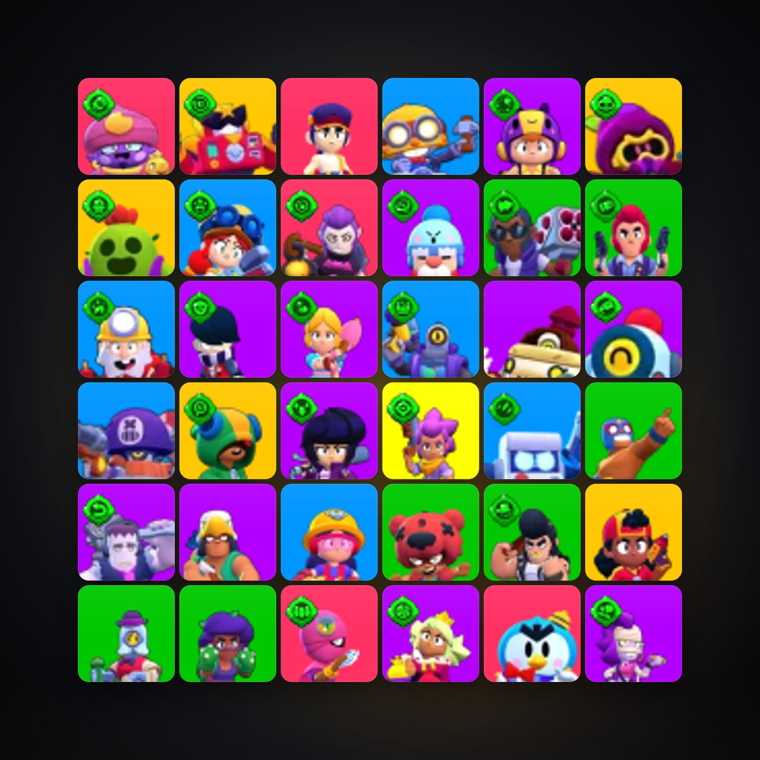 105 Brawlers | 34.8K Trophies — Supercell Account — HabibiAccounts