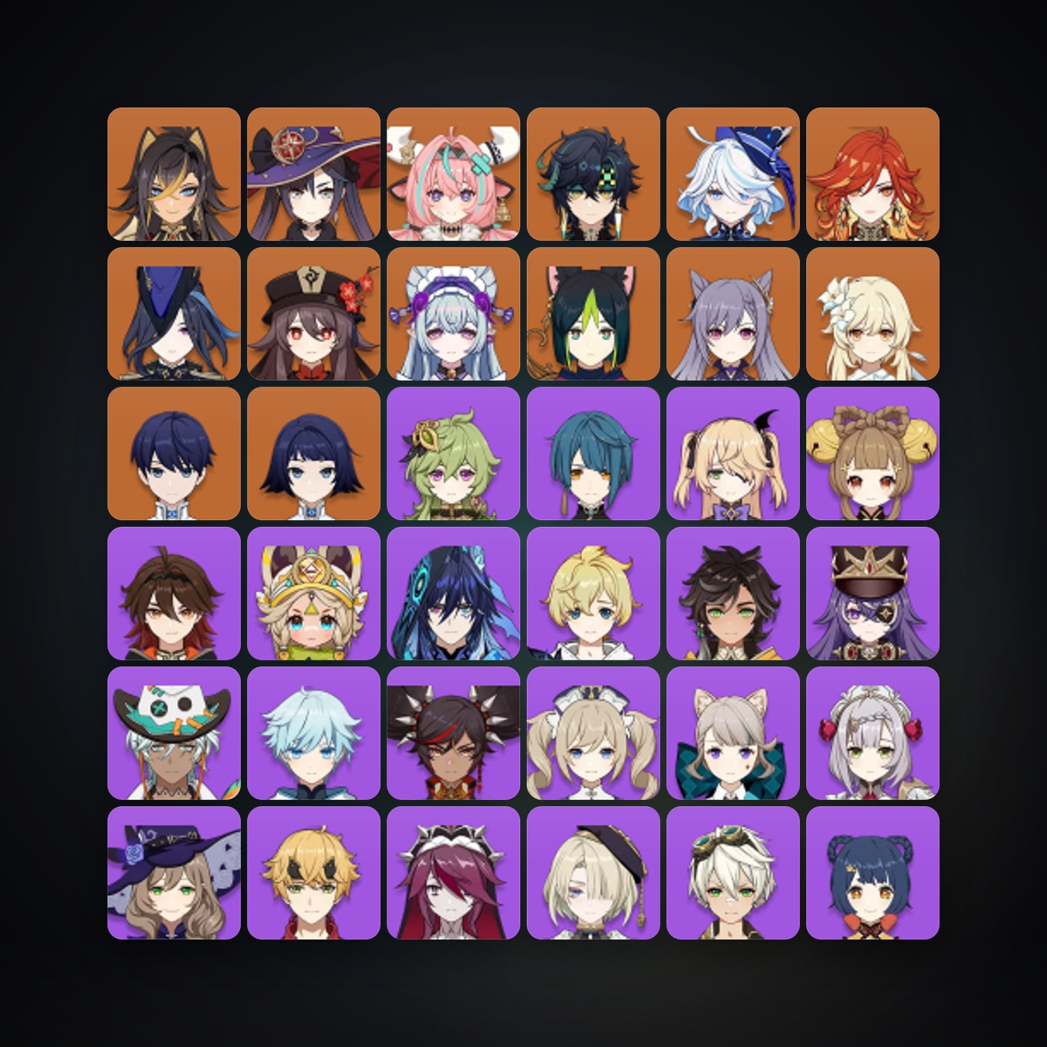 Genshin Impact | AR 56 | 51 Chars | 11× 5★ — Genshin / miHoYo Account — HabibiAccounts