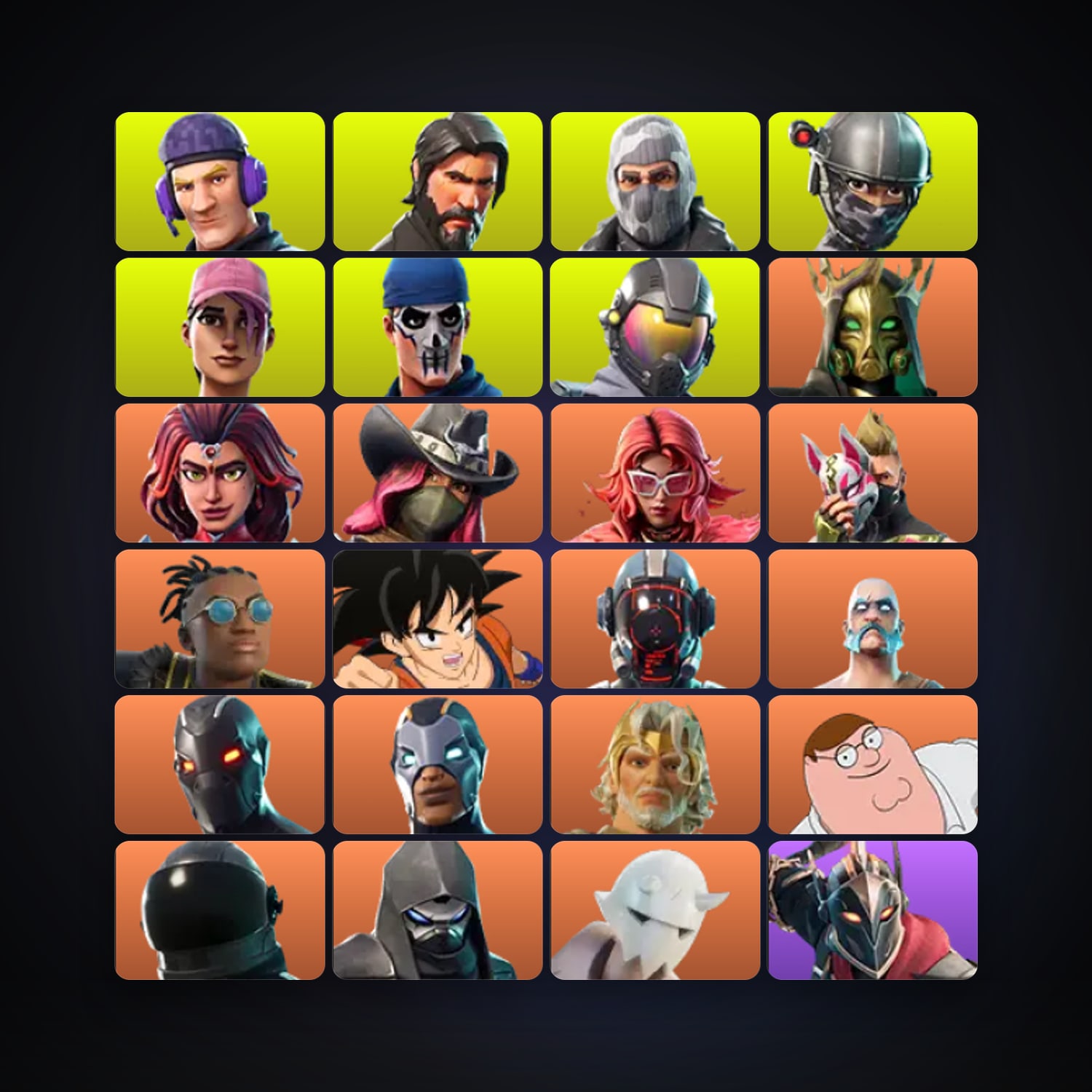 Fortnite account with Elite Agent & Rogue Agent — 246 skins — 1.1K V-Bucks — lvl 1997 — HabibiAccounts