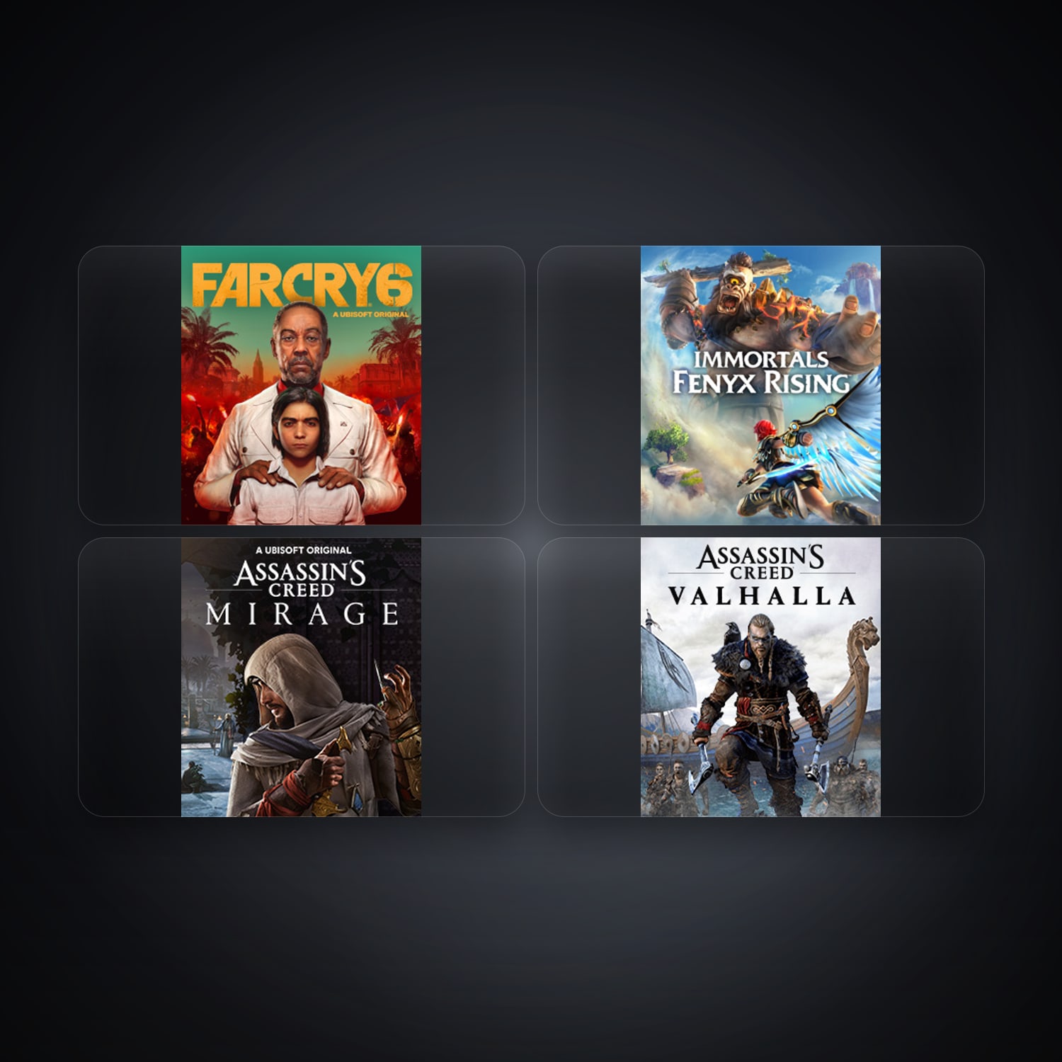 حساب يوبيسوفت فيه Far Cry 6 وImmortals Fenyx Rising، US، 5 ألعاب — HabibiAccounts