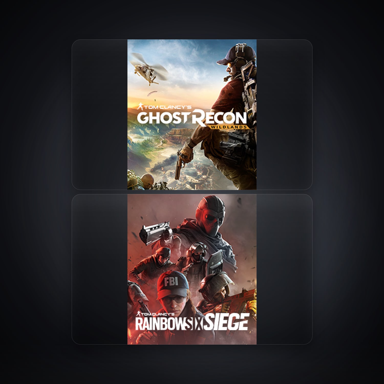 حساب يوبيسوفت فيه Tom Clancy's Ghost Recon Wildlands وTom Clancy's Rainbow Six Siege (Steam)، BR — HabibiAccounts