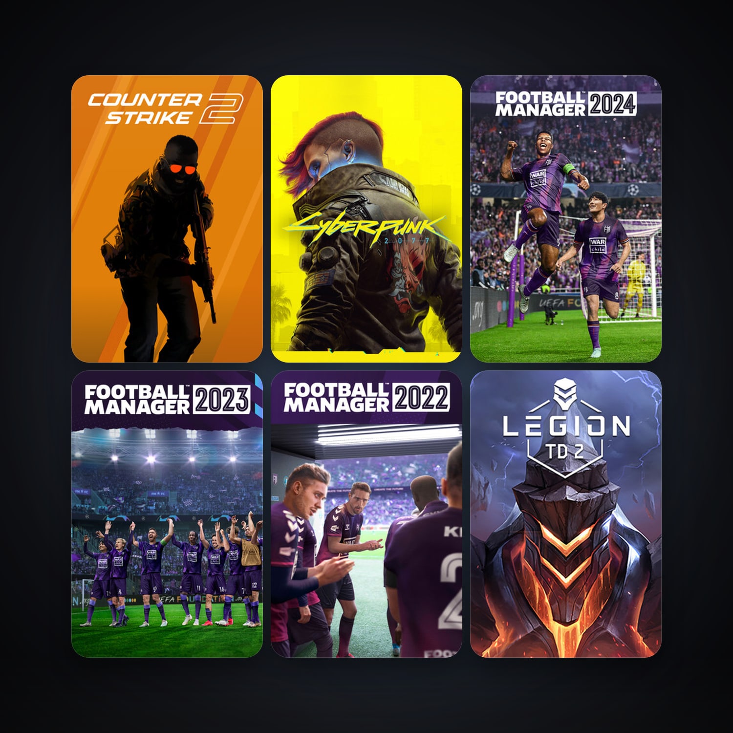 Steam account — CS2 Prime + Business Tour - Board Game with Online Multiplayer, 164 games, Steam 10, clean — HabibiAccounts